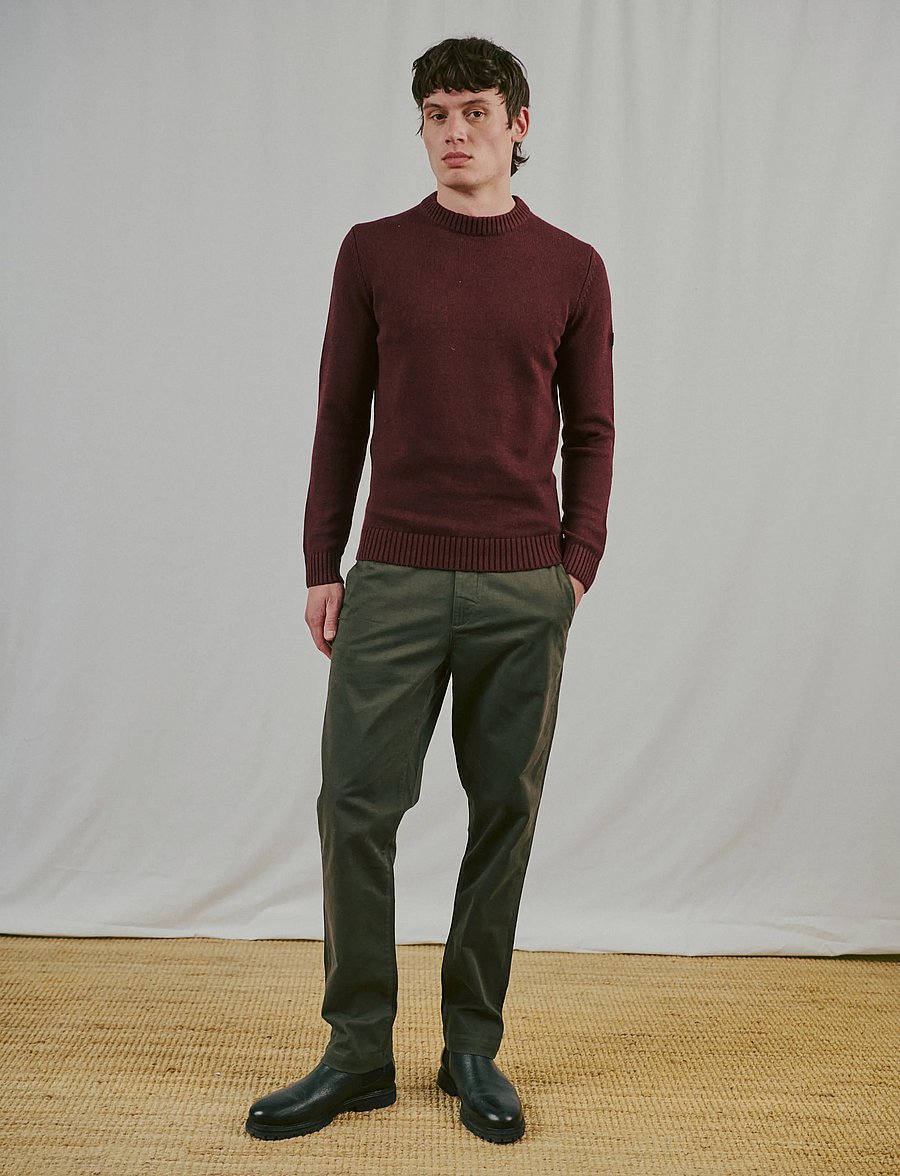 Bruun & Stengade - BS Mizan Regular Fit Chinos - chinos - green - 4