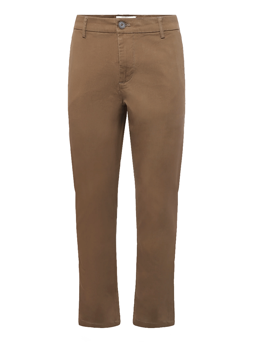 Bruun & Stengade - BS Mizan Regular Fit Chinos - chinos - khaki - 1