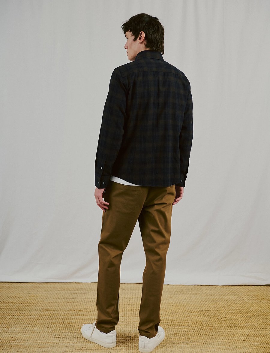 Bruun & Stengade - BS Mizan Regular Fit Chinos - chinos - khaki - 0