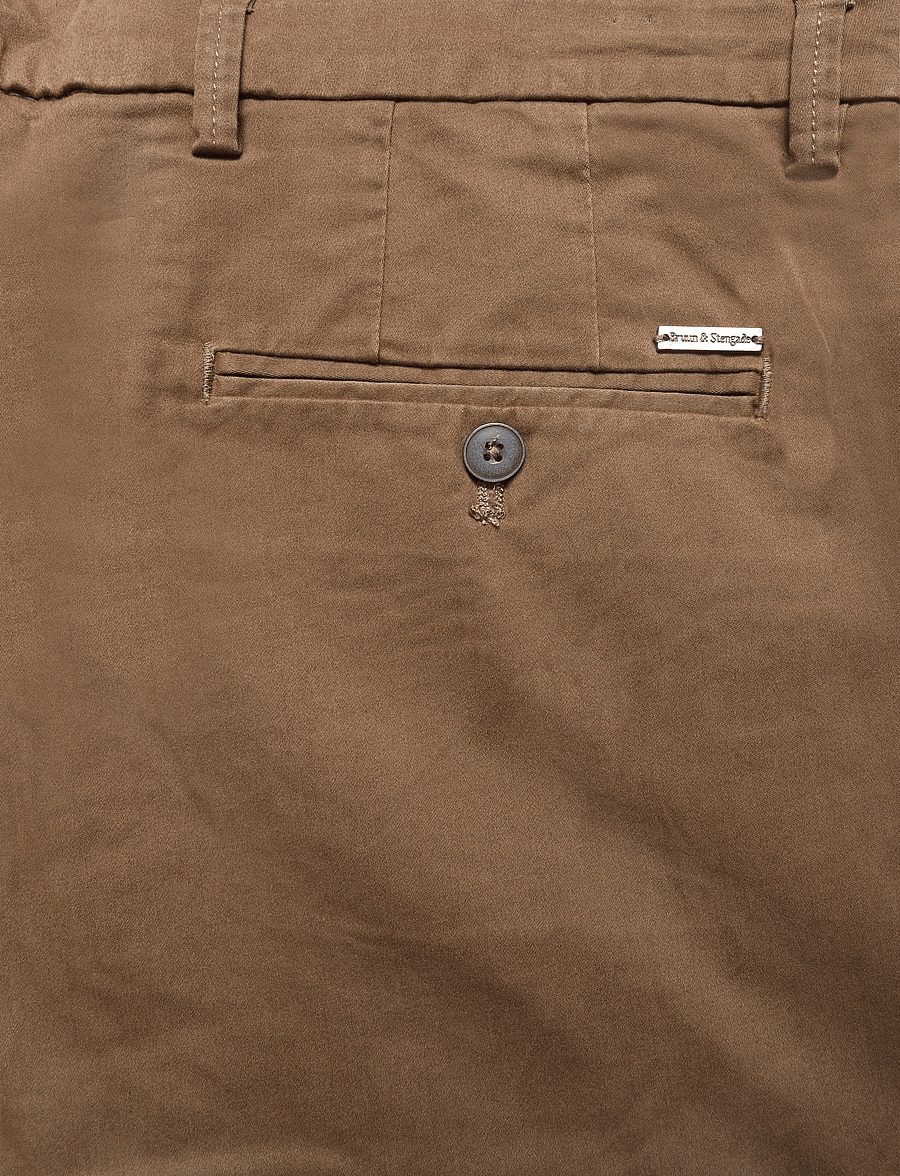 Bruun & Stengade - BS Mizan Regular Fit Chinos - chinos - khaki - 5