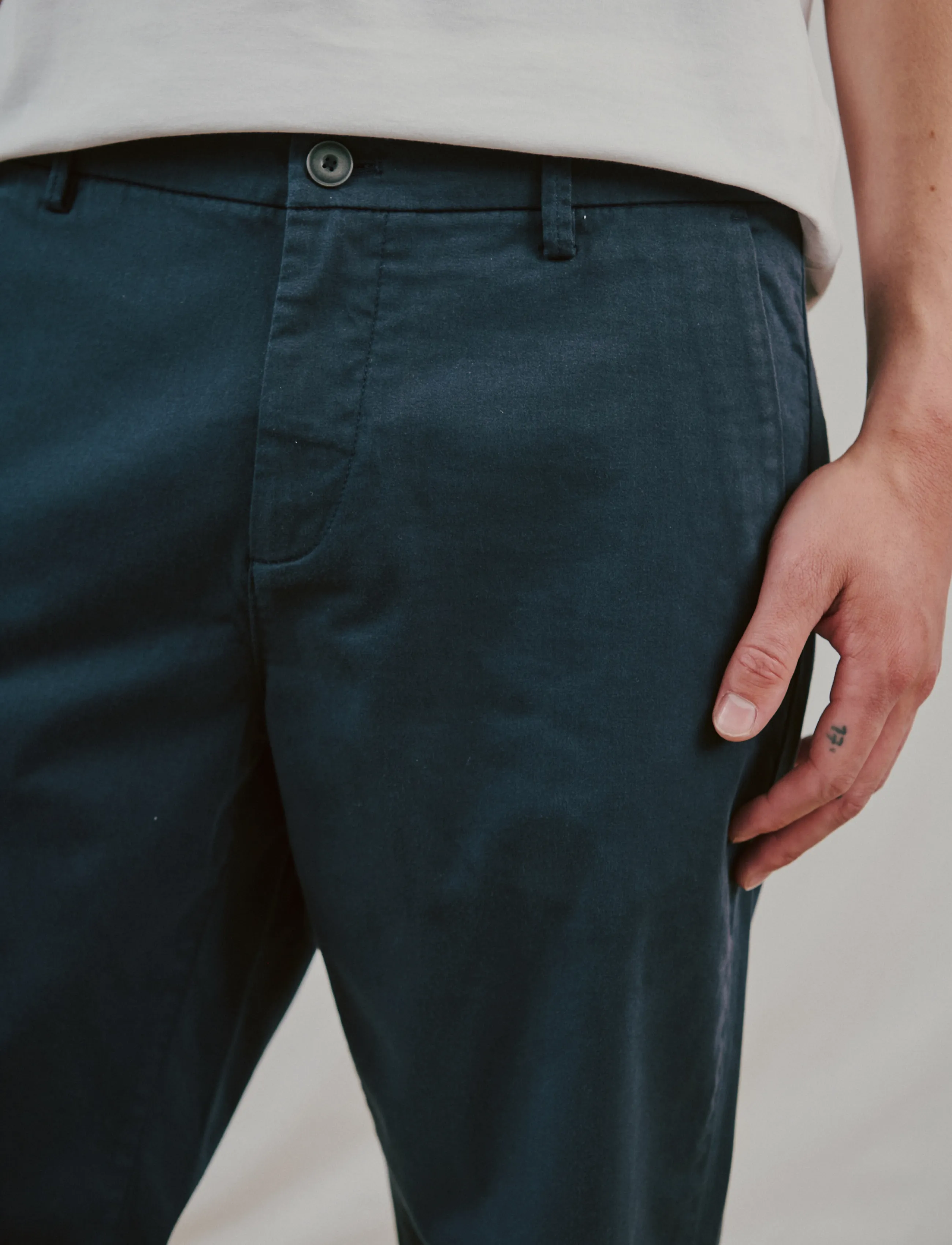 Bruun & Stengade - BS Mizan Regular Fit Chinos - navy - 3