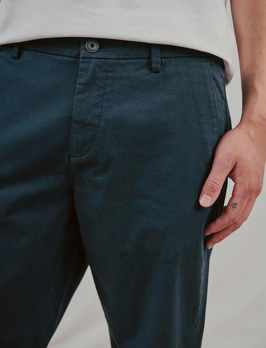 Bruun & Stengade - BS Mizan Regular Fit Chinos - chinos - navy - 3