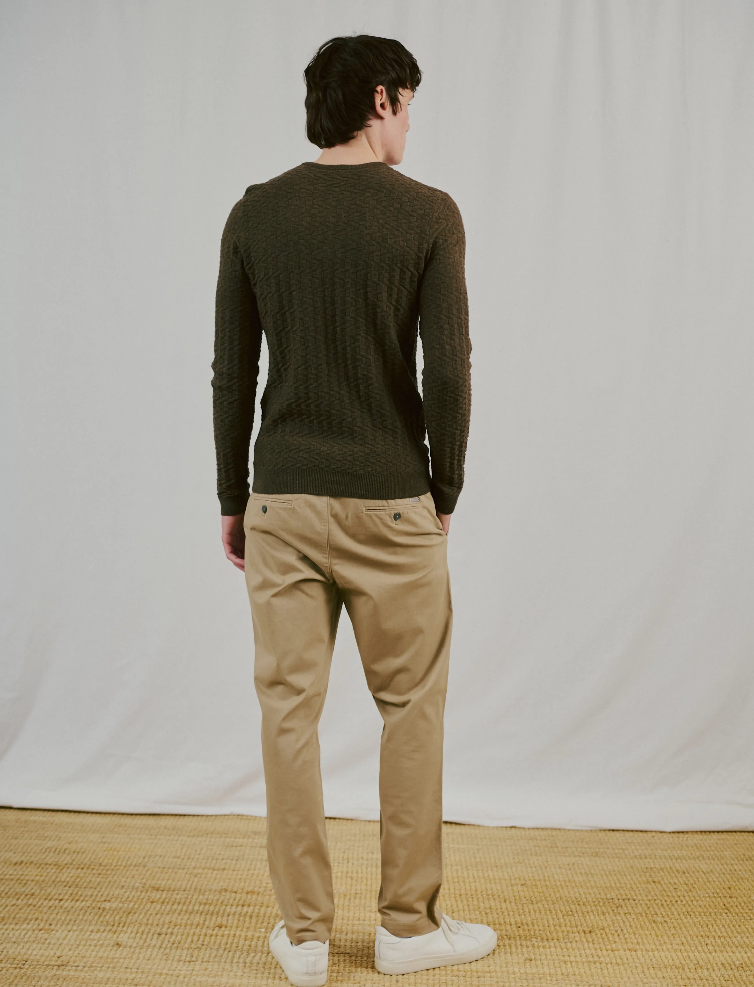 Bruun & Stengade - BS Mizan Regular Fit Chinos - chinos - sand - 1