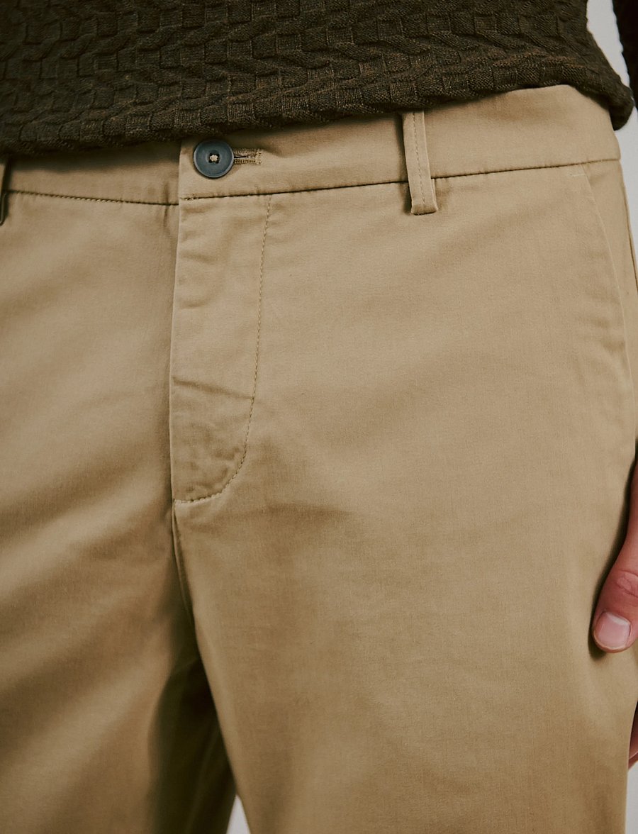 Bruun & Stengade - BS Mizan Regular Fit Chinos - chinos - sand - 2