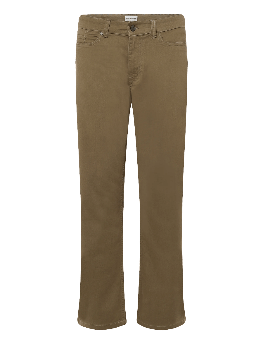 Bruun & Stengade - BS Albet Regular Fit Chinos - casual trousers - khaki - 1