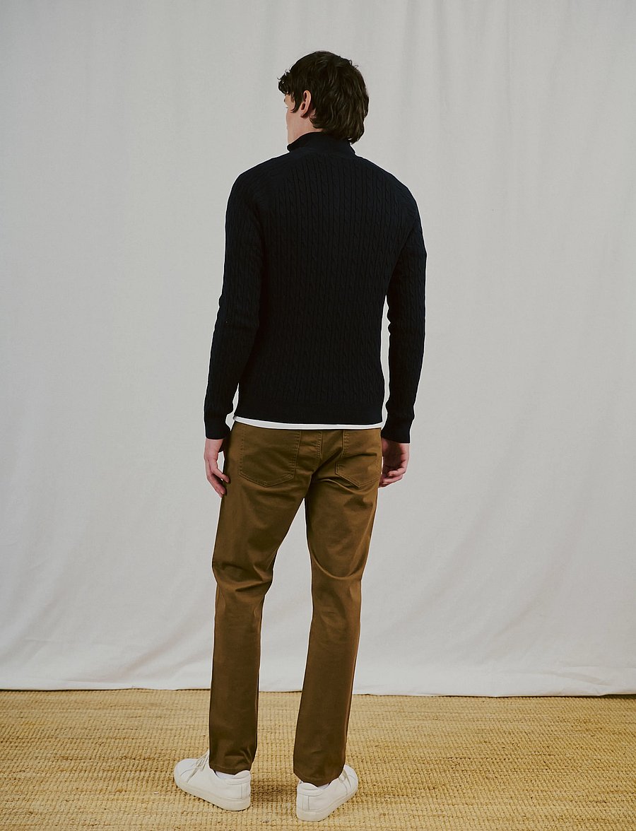 Bruun & Stengade - BS Albet Regular Fit Chinos - casual trousers - khaki - 0