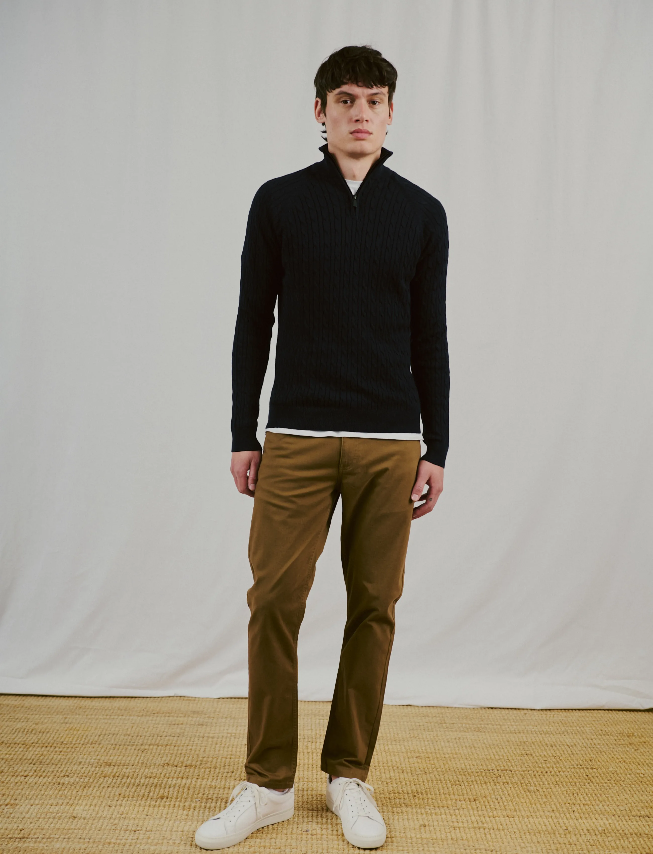 Bruun & Stengade - BS Albet Regular Fit Chinos - casual trousers - khaki - 4