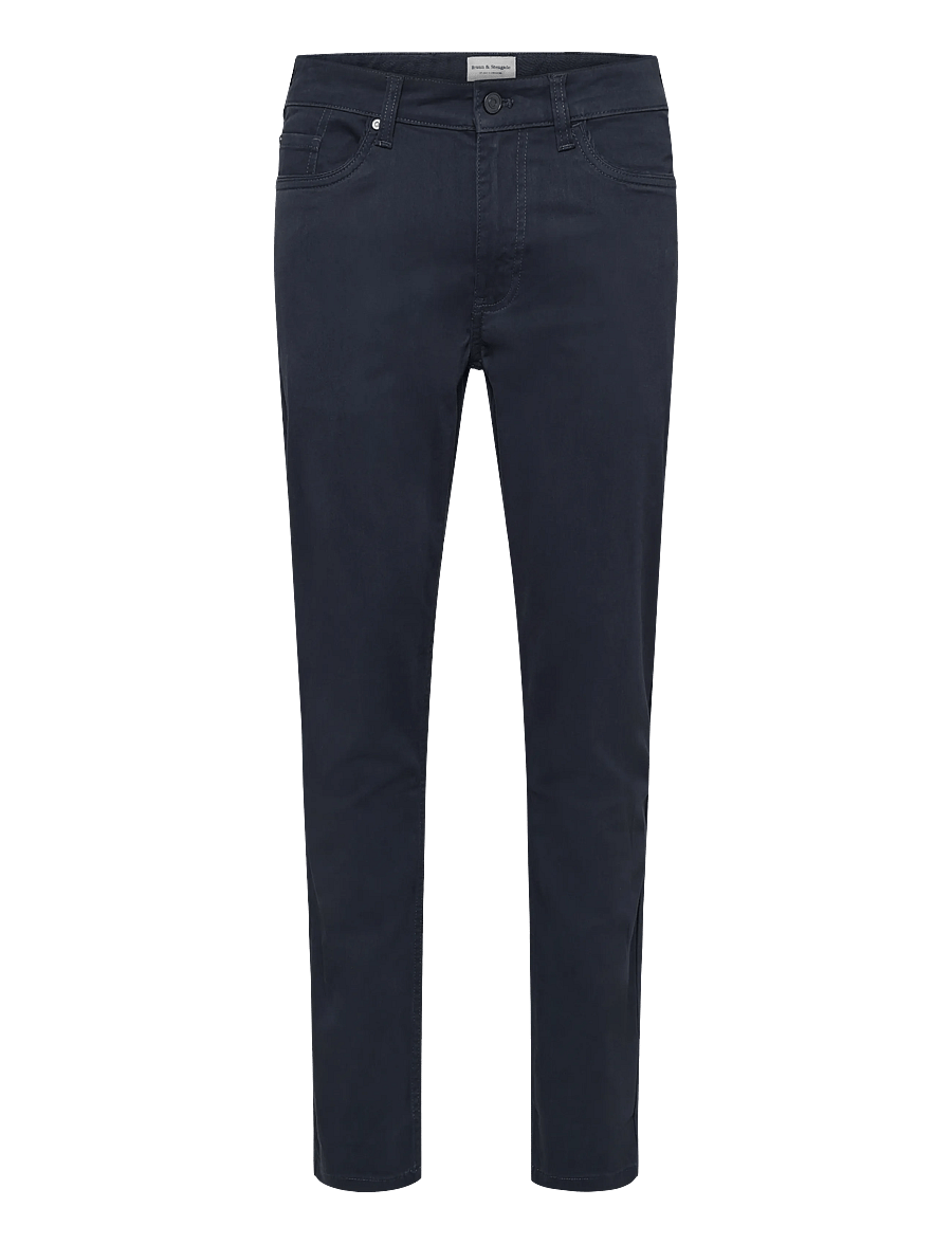 Bruun & Stengade - BS Albet Regular Fit Chinos - vabaajapüksid - navy - 1