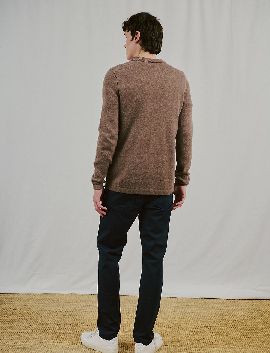 Bruun & Stengade - BS Albet Regular Fit Chinos - vabaajapüksid - navy - 0