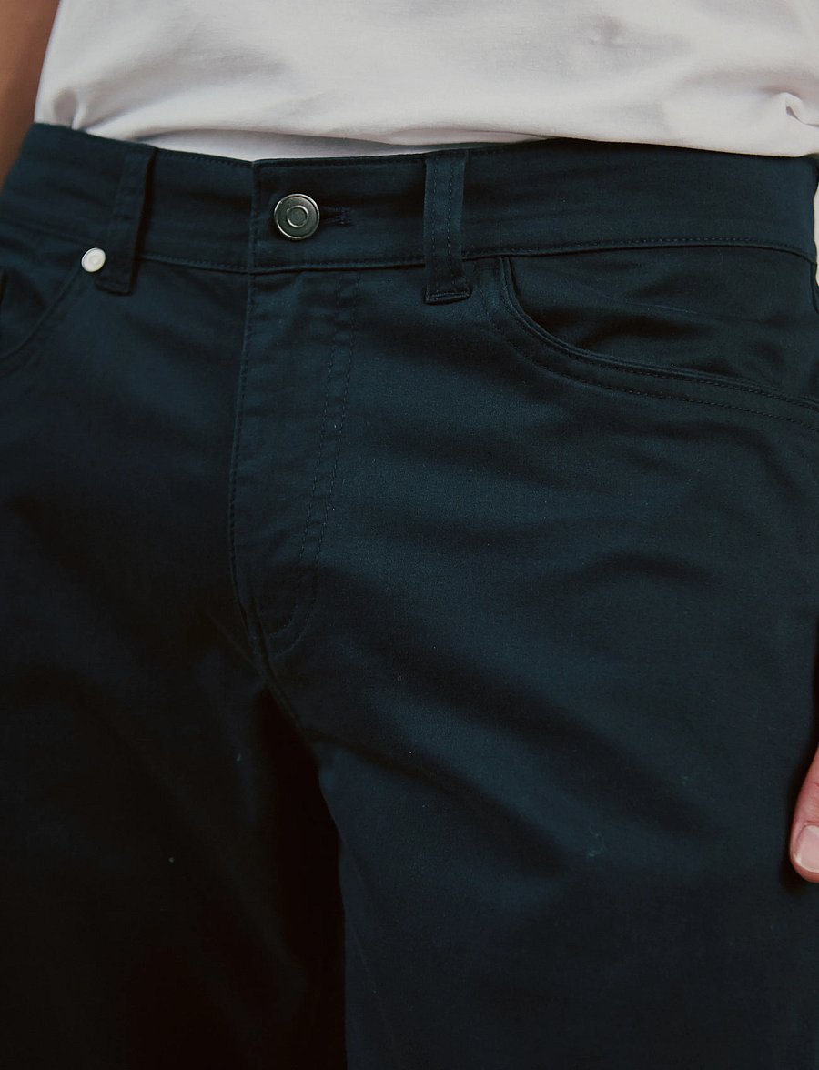 Bruun & Stengade - BS Albet Regular Fit Chinos - vabaajapüksid - navy - 3
