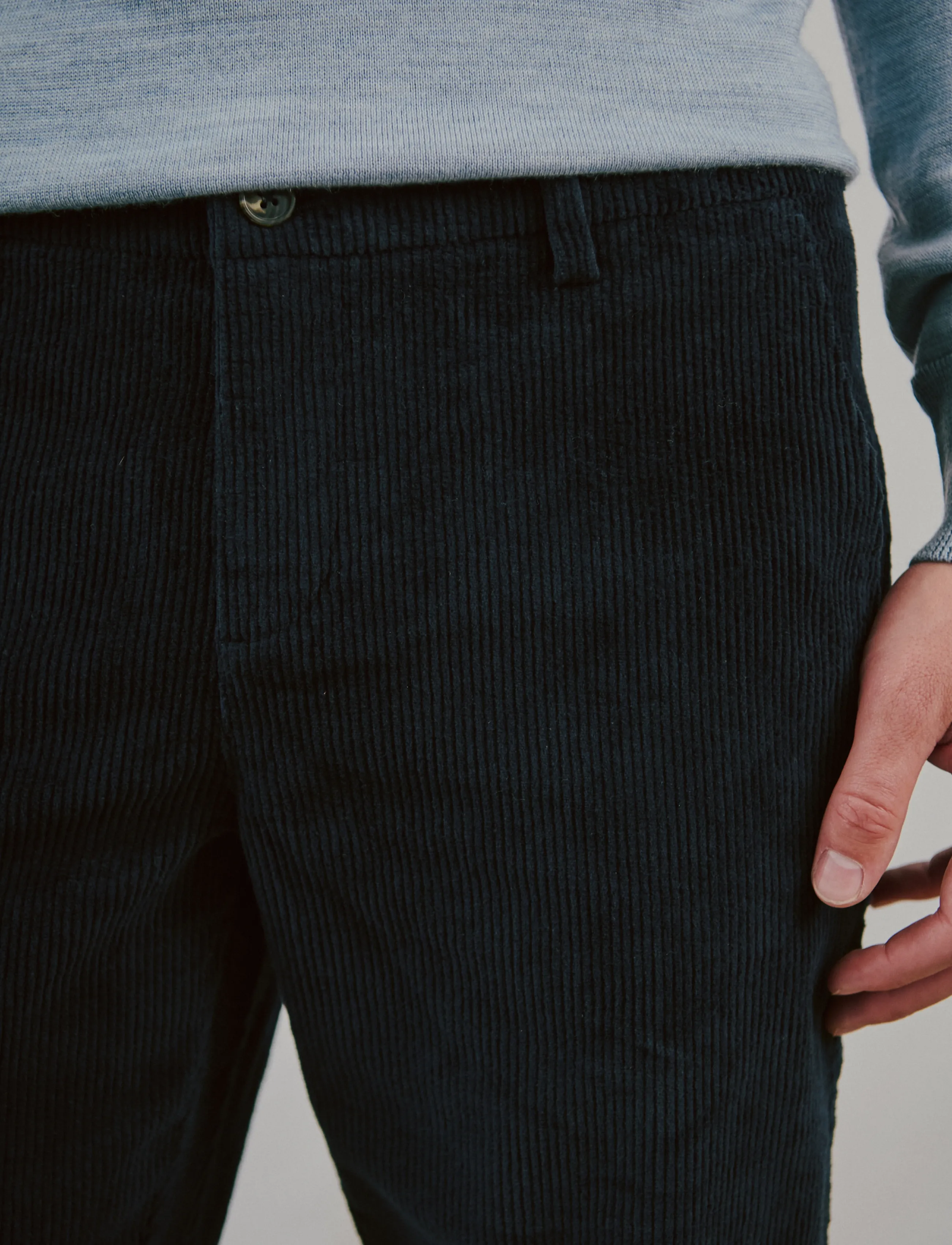 Bruun & Stengade BS Kenn Regular Fit Chinos - Bruun & Stengade - NAVY / navy