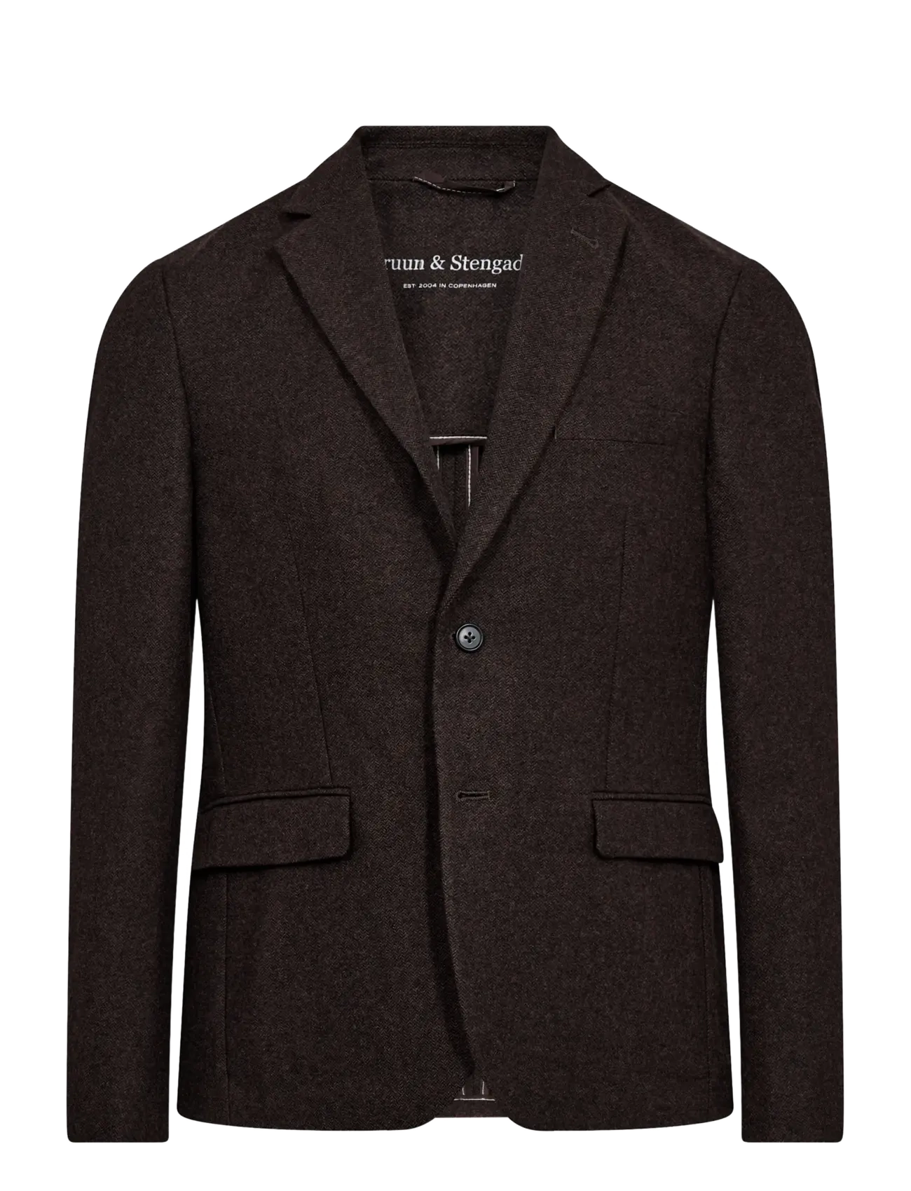 Bruun & Stengade - BS Macron Classic Fit Blazer - brown - 1
