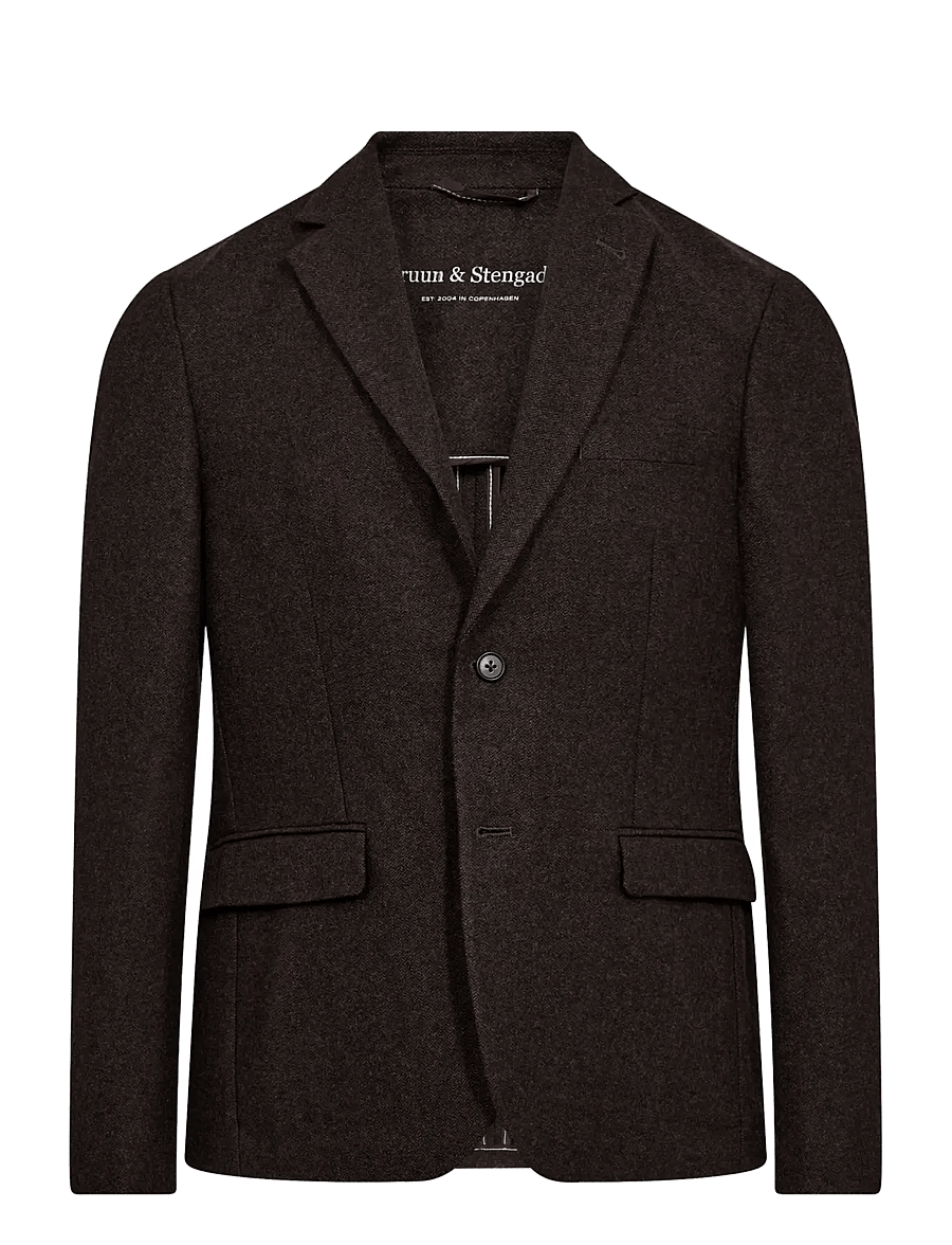 Bruun & Stengade - BS Macron Classic Fit Blazer - brown - 1