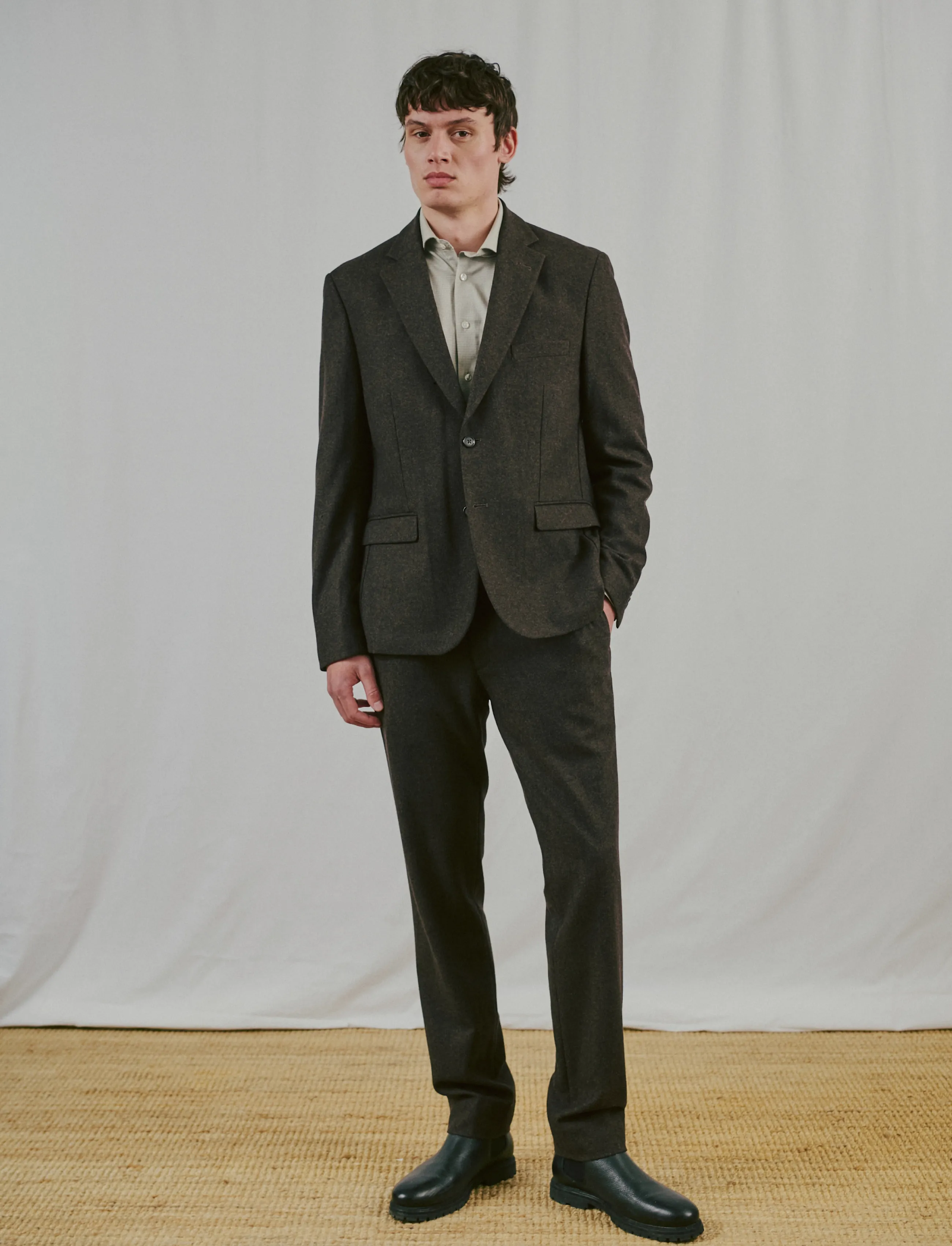 Bruun & Stengade BS Macron Classic Fit Blazer - Shop efter anledning - BROWN / brown