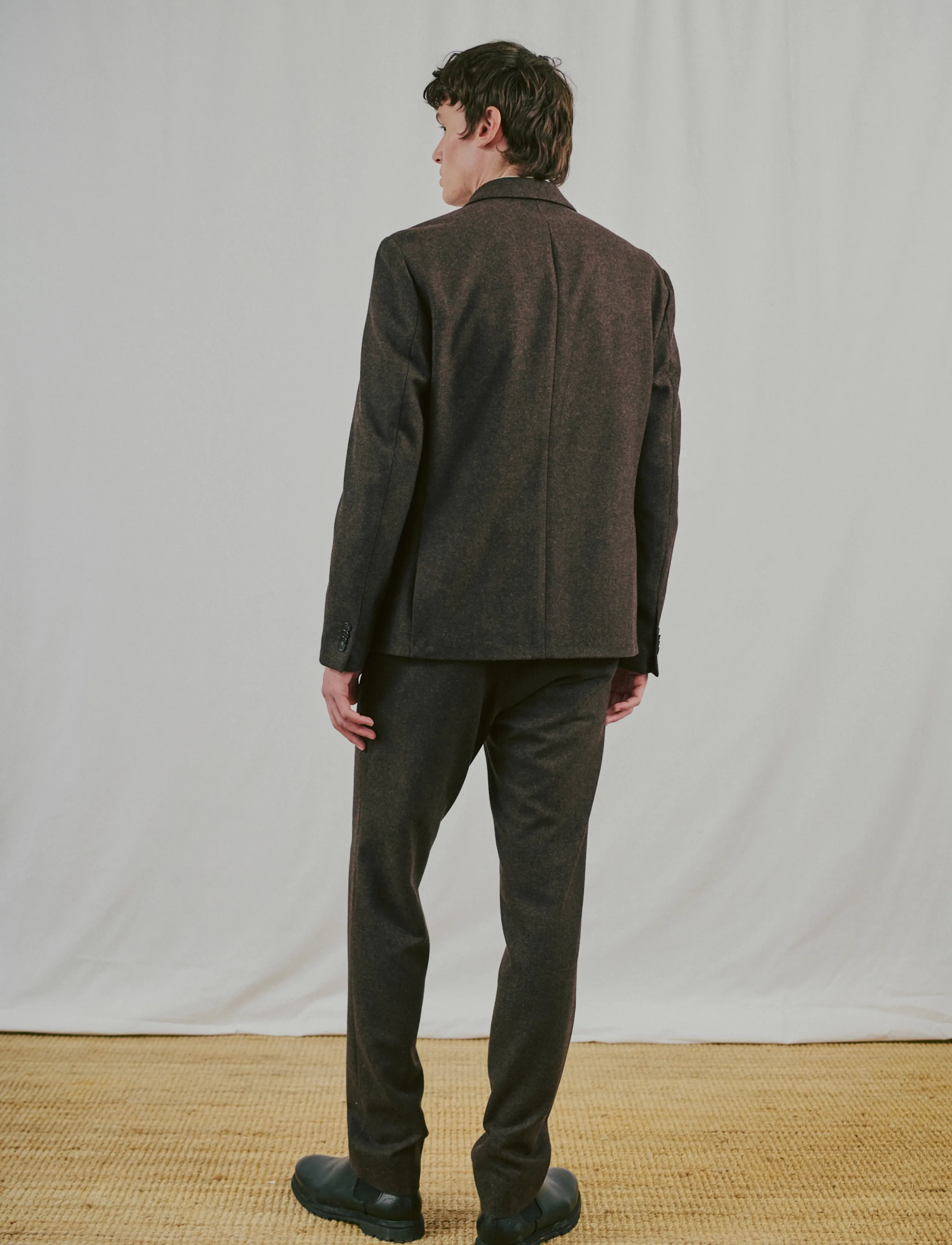 Bruun & Stengade - BS Melliw Classic Fit Suit Pants - Ülikonnapüksid - brown - 3