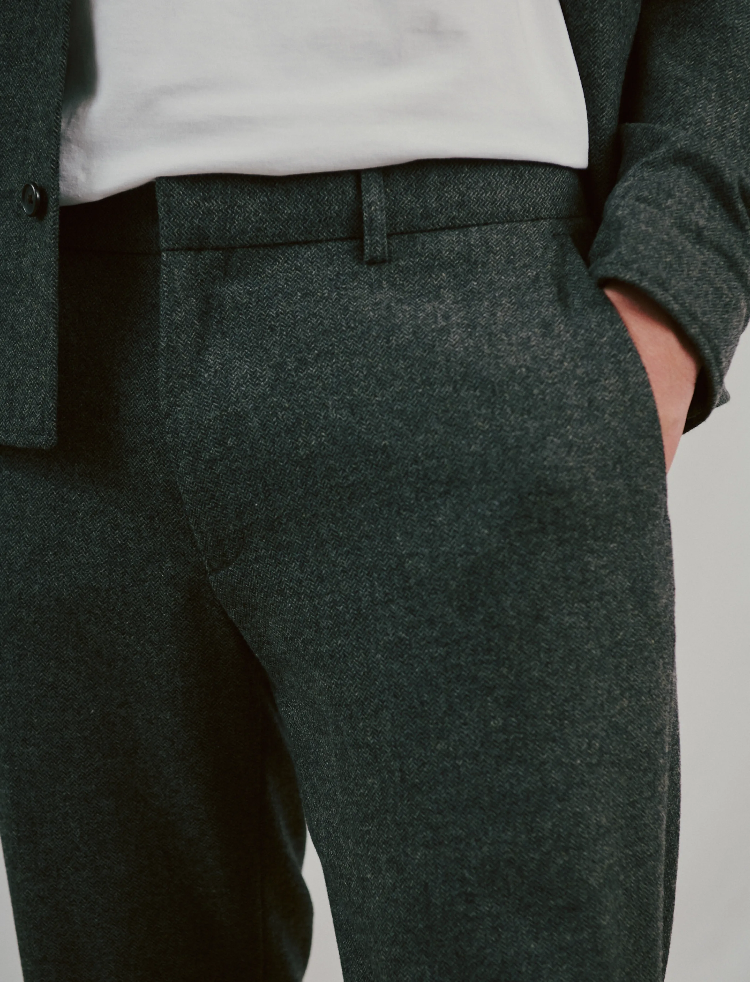 Bruun & Stengade - BS Melliw Classic Fit Suit Pants - Ülikonnapüksid - grey - 4