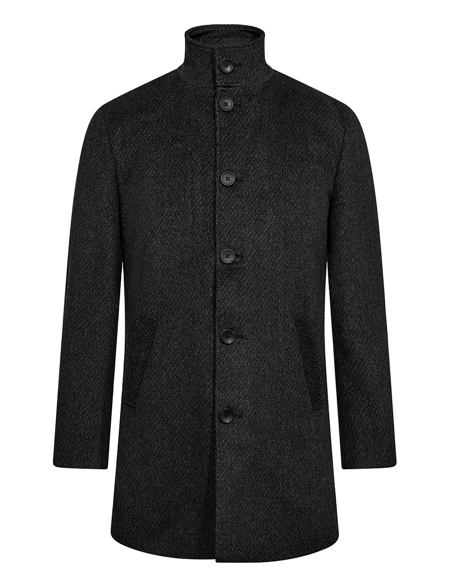 Bruun & Stengade - BS Ontario Slim Fit Coat - winterjacken - dark grey - 1