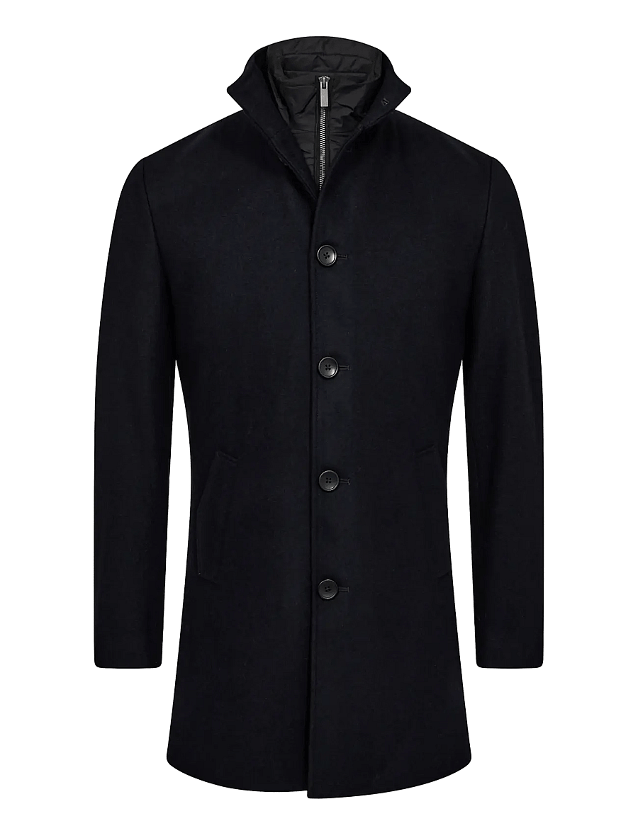 Bruun & Stengade - BS Ontario Slim Fit Coat - winterjacken - navy - 1