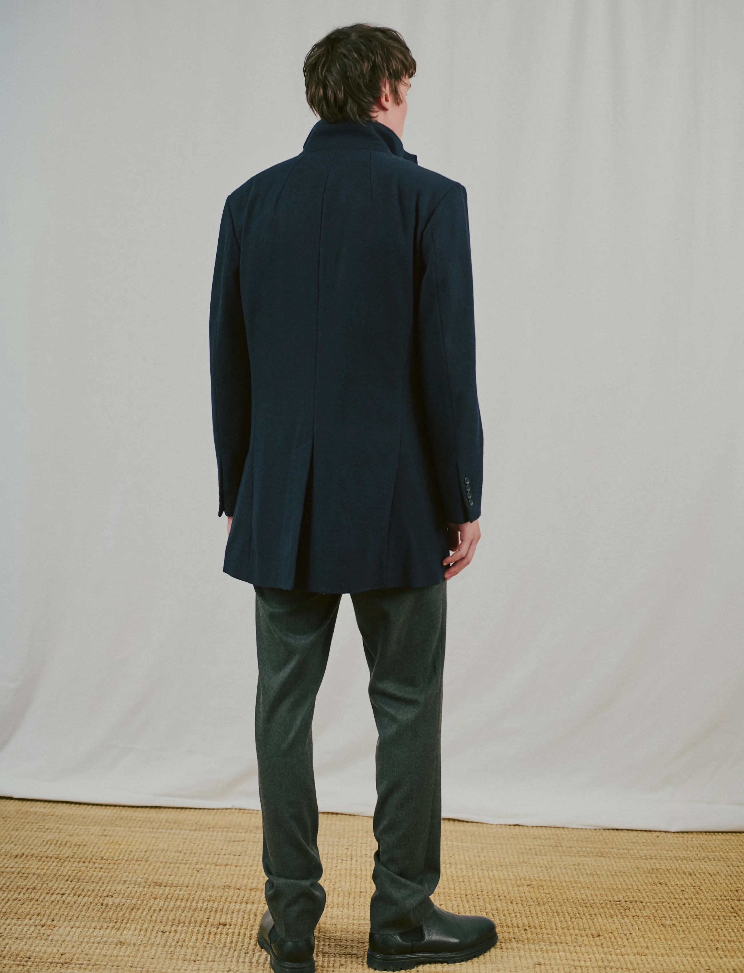 Bruun & Stengade BS Ontario Slim Fit Coat - Kleidung - NAVY / navy