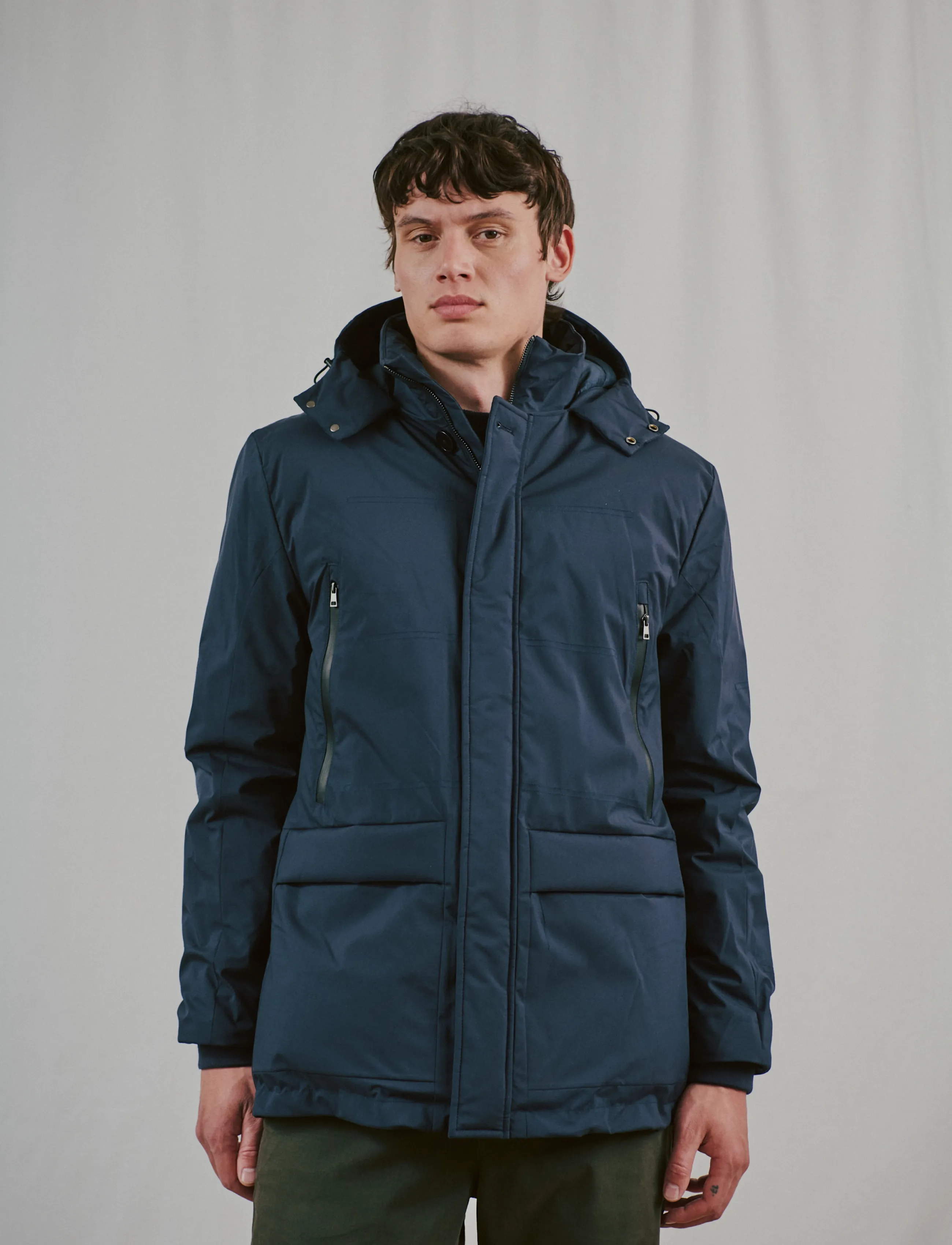 Bruun & Stengade BS Ezra Regular Fit Jacket - Jacken & Mäntel - NAVY / navy