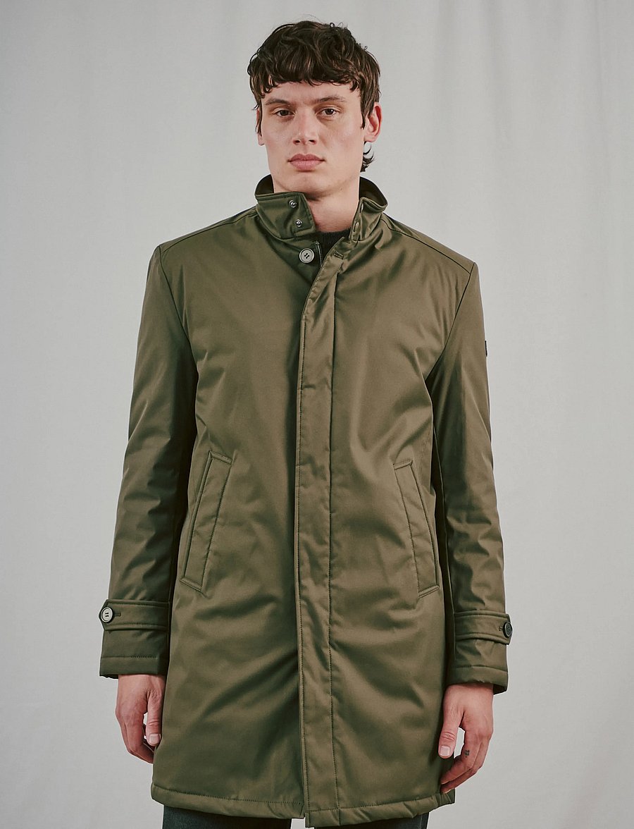 Bruun & Stengade - BS Bedford Slim Fit Coat - daunenjacken - army - 0