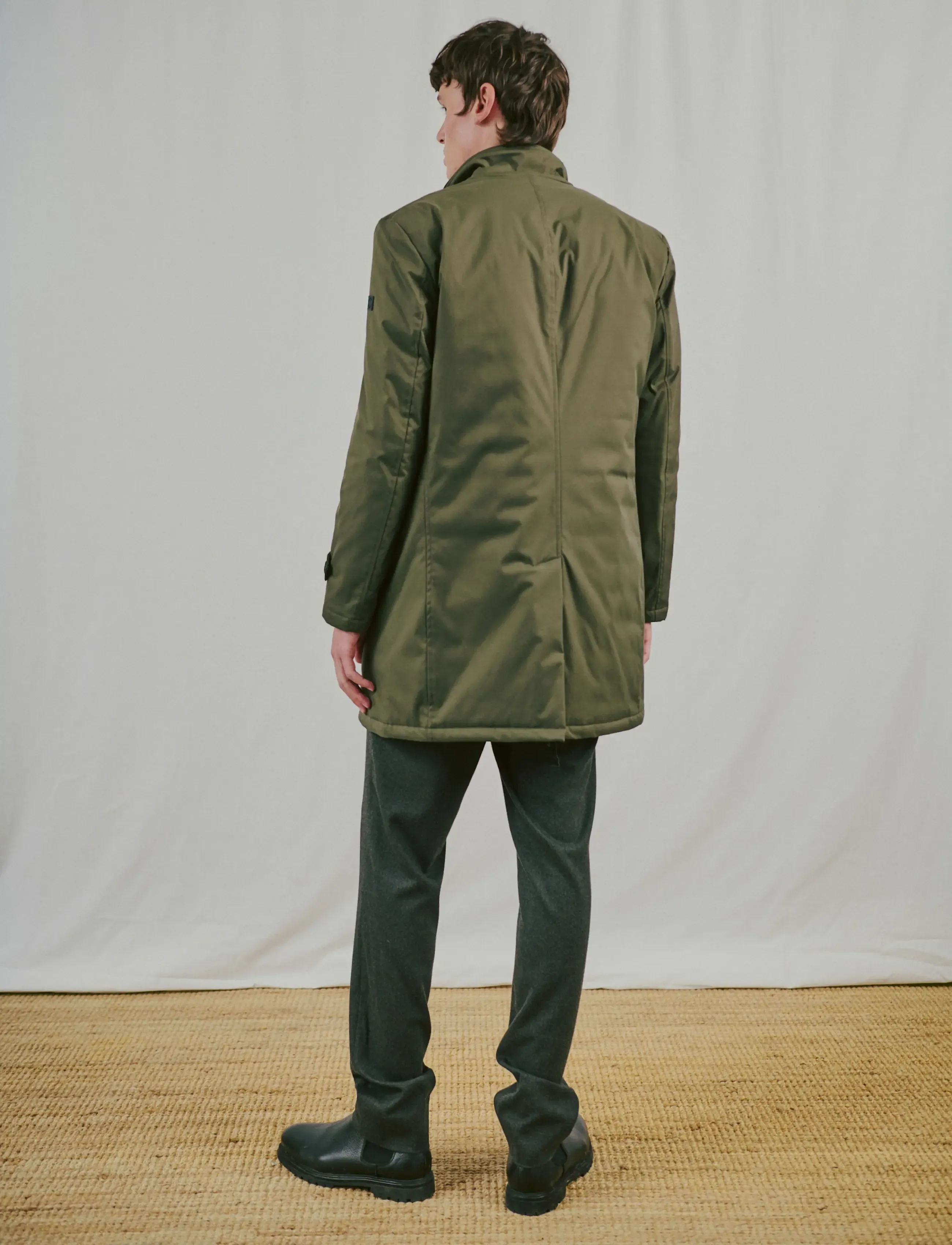 Bruun & Stengade - BS Bedford Slim Fit Coat - army - 3