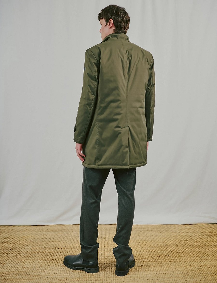 Bruun & Stengade - BS Bedford Slim Fit Coat - daunenjacken - army - 3