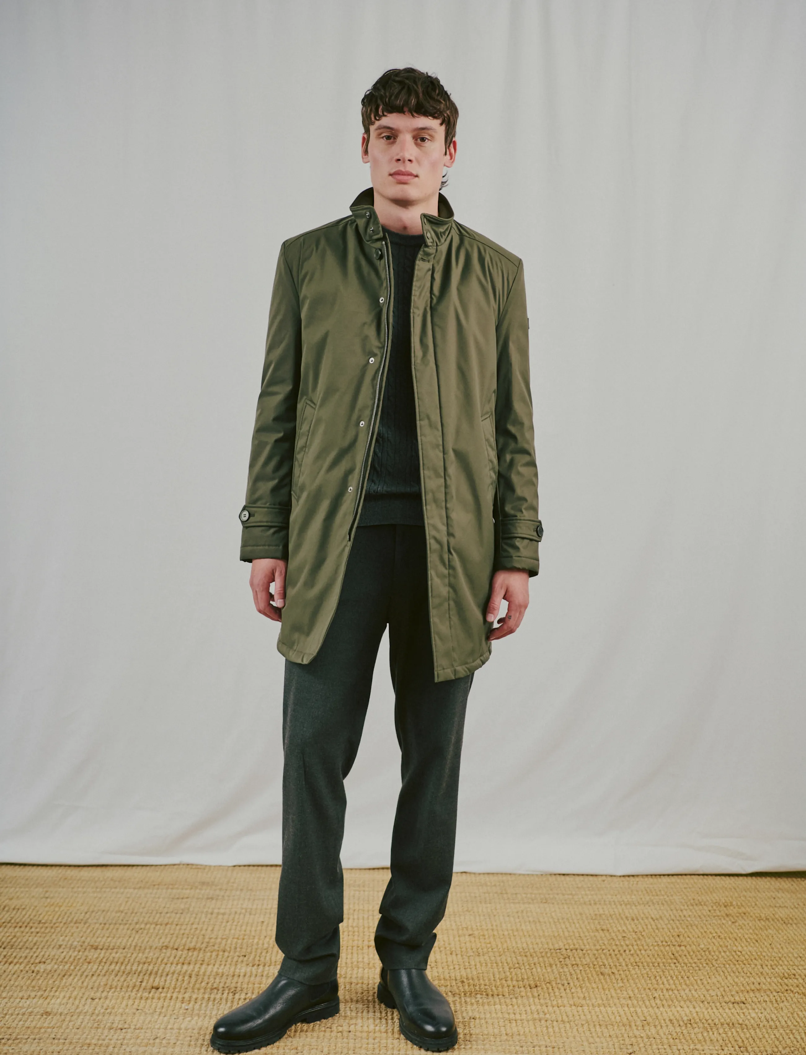 Bruun & Stengade - BS Bedford Slim Fit Coat - army - 4