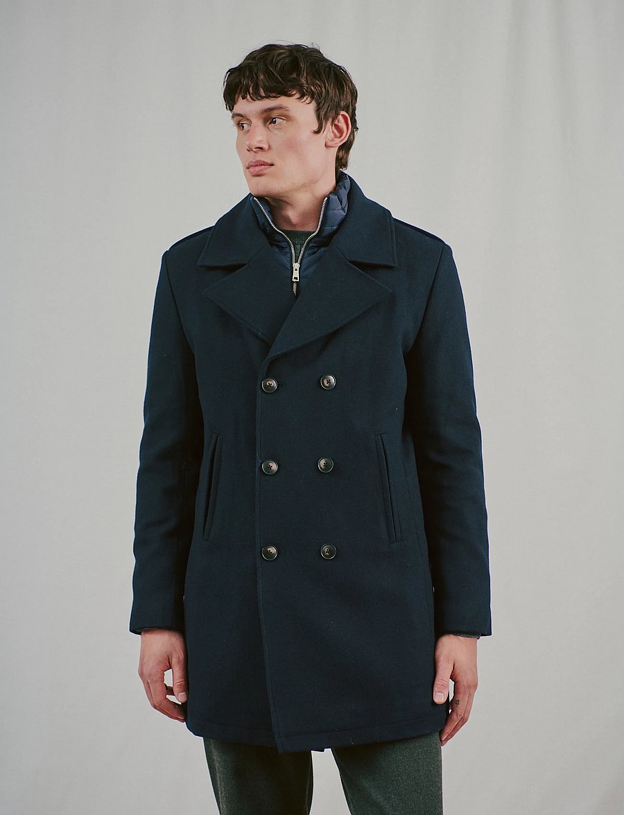 Bruun & Stengade - BS Nelson Slim Fit Coat - navy - 0