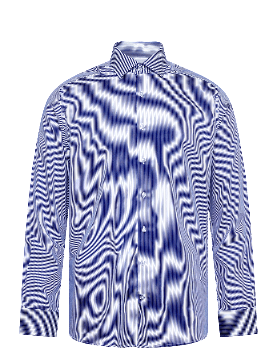 Bruun & Stengade - BS Ferrante Slim Fit Shirt - triibulised särgid - navy - 1