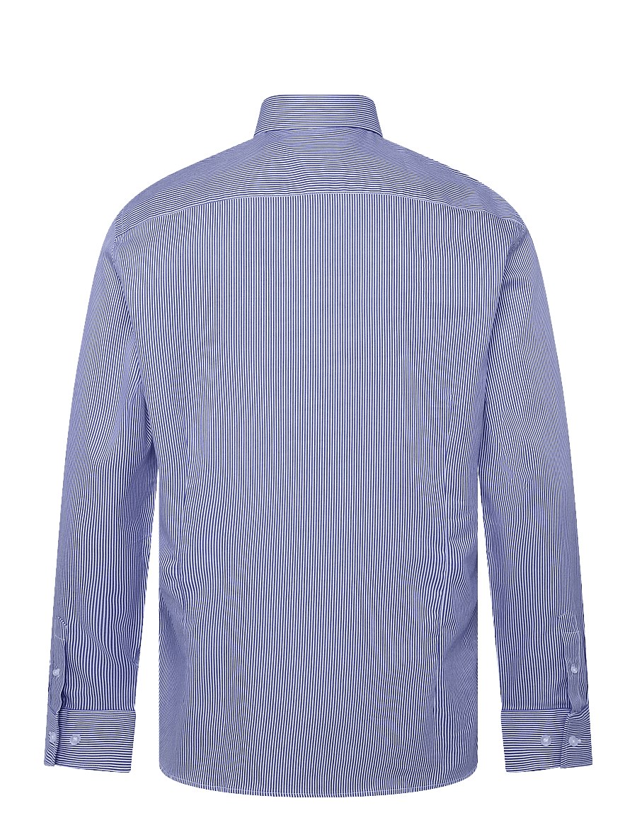 Bruun & Stengade - BS Ferrante Slim Fit Shirt - triibulised särgid - navy - 2