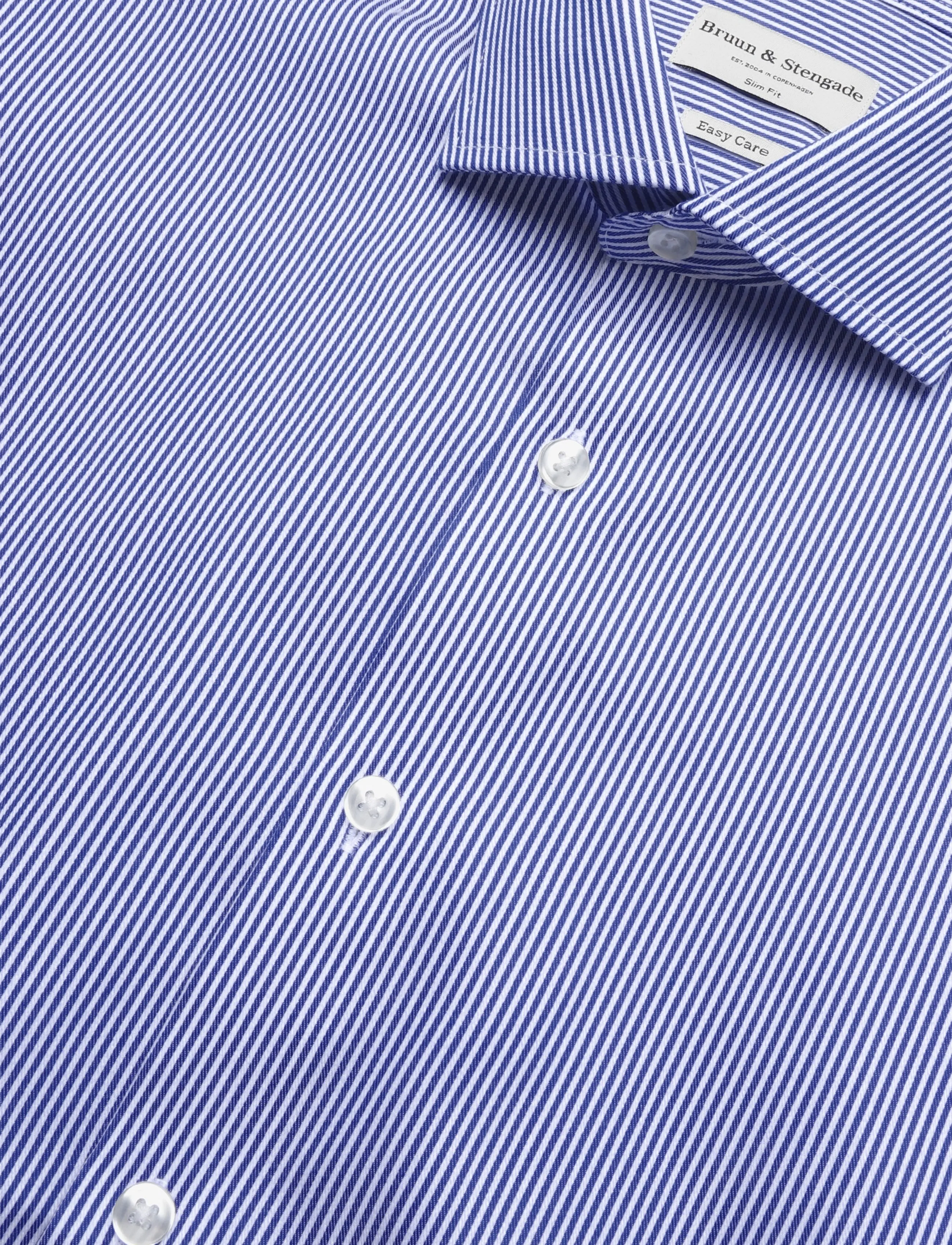 Bruun & Stengade - BS Ferrante Slim Fit Shirt - navy - 5