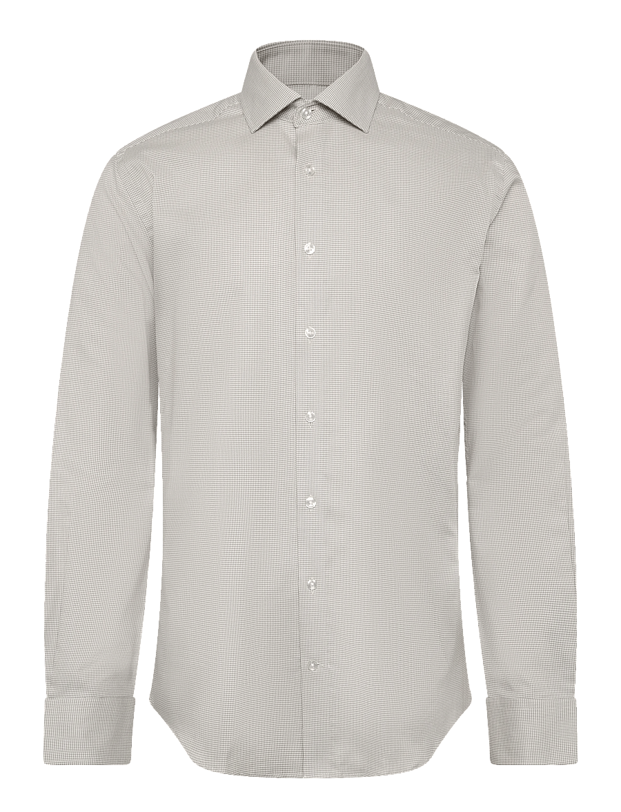 Bruun & Stengade - BS Seymour Slim Fit Shirt - oxford-hemden - grey - 0