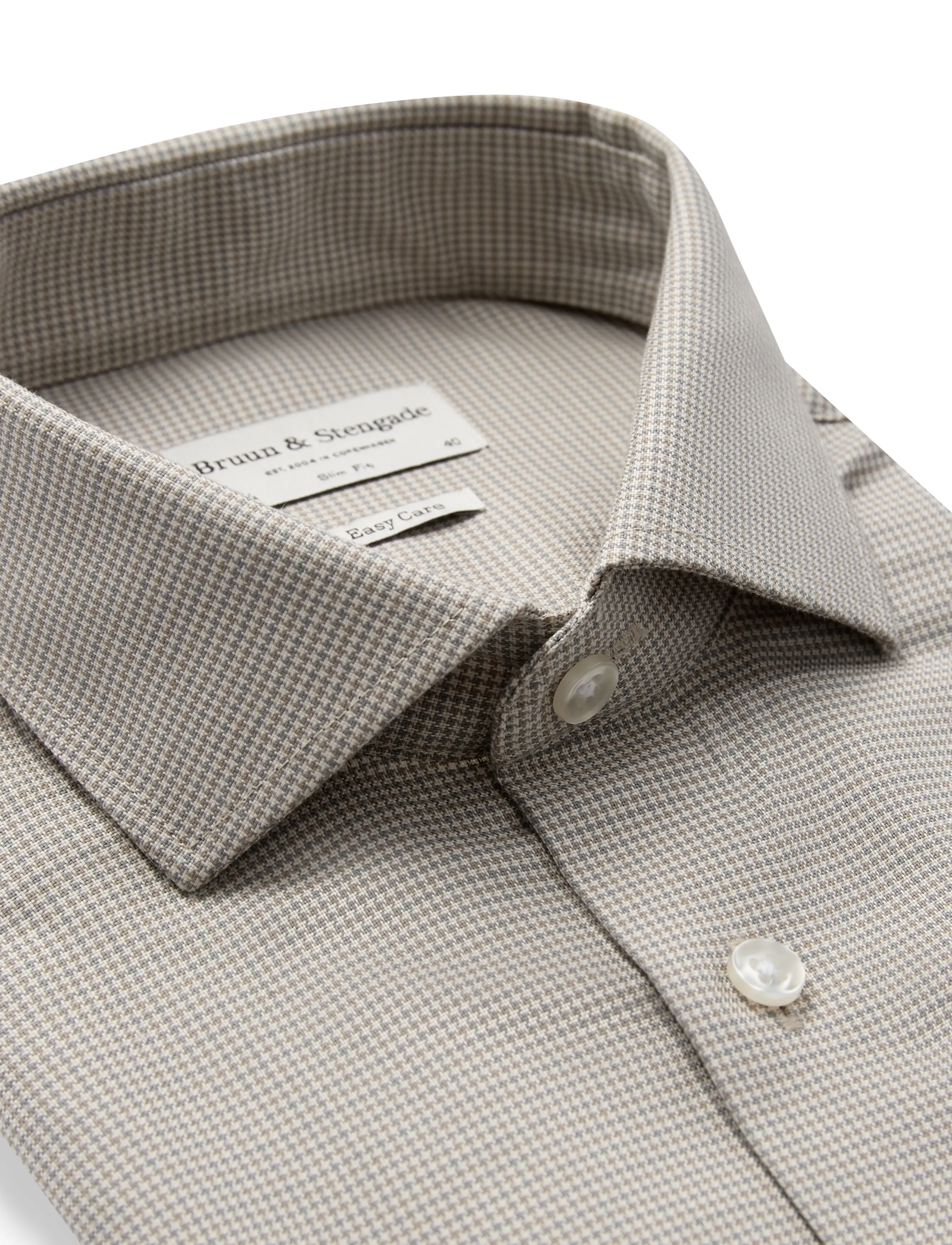 Bruun & Stengade - BS Seymour Slim Fit Shirt - grey - 1