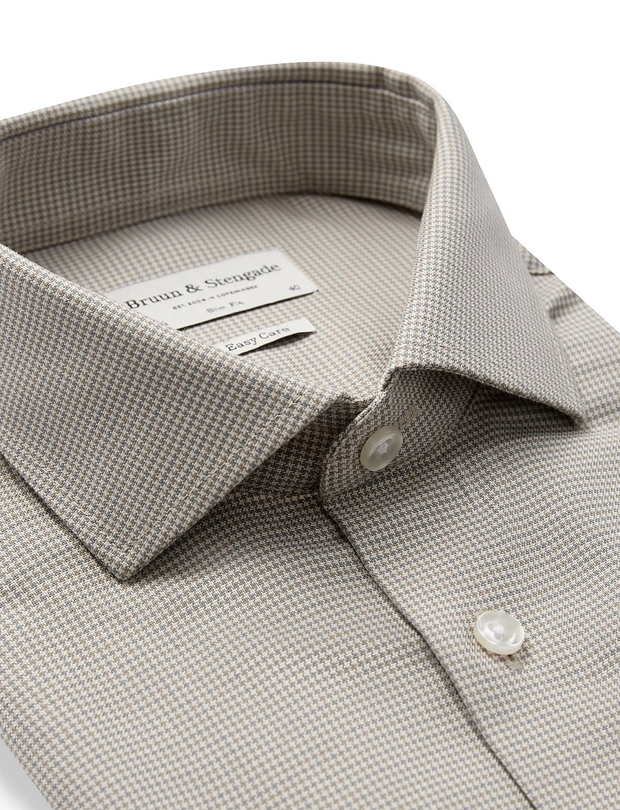 Bruun & Stengade - BS Seymour Slim Fit Shirt - grey - 1