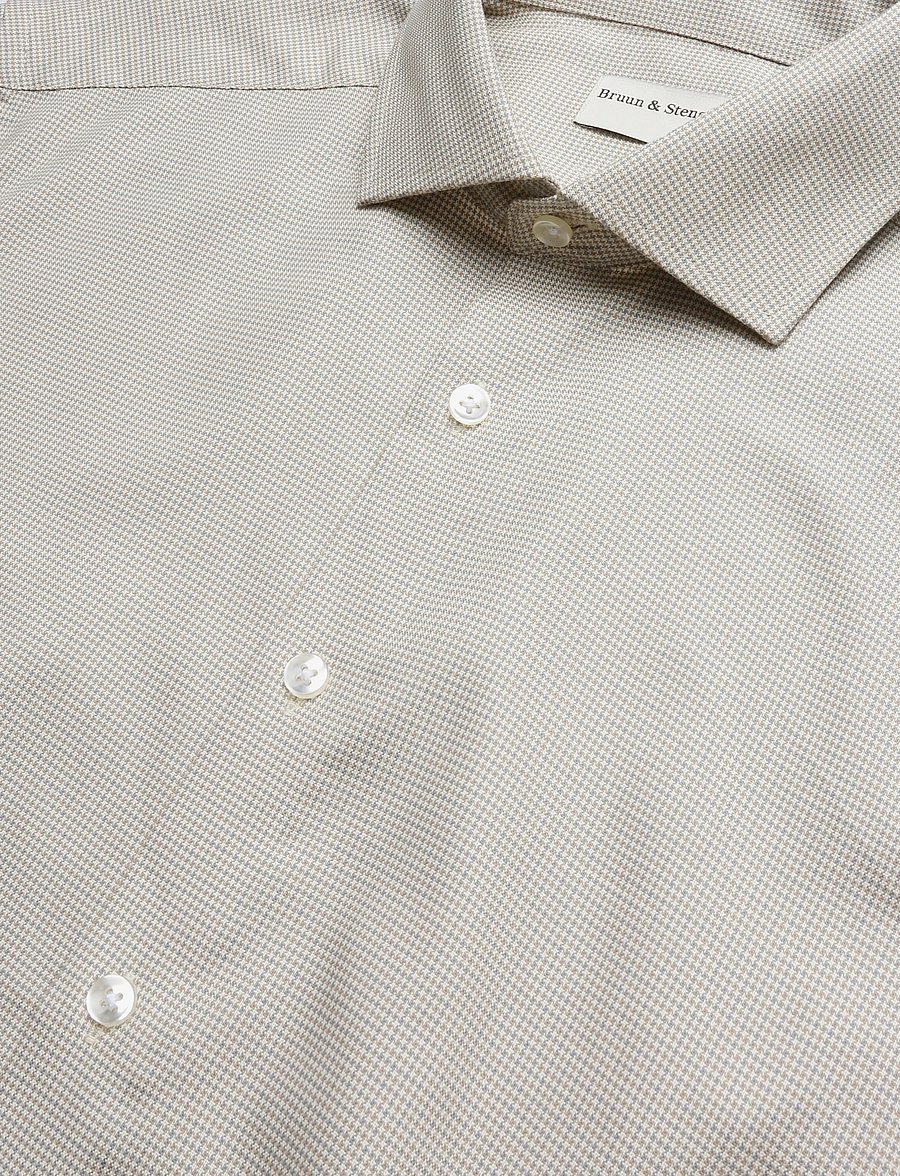 Bruun & Stengade - BS Seymour Slim Fit Shirt - oxford-hemden - grey - 2