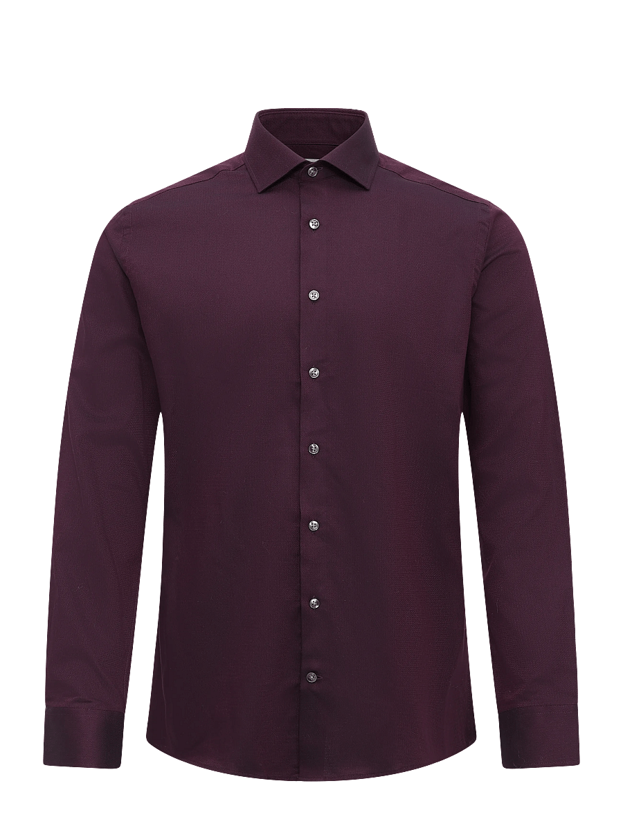 Bruun & Stengade - BS Hvang Slim Fit Shirt - formelle hemden - bordeaux - 1