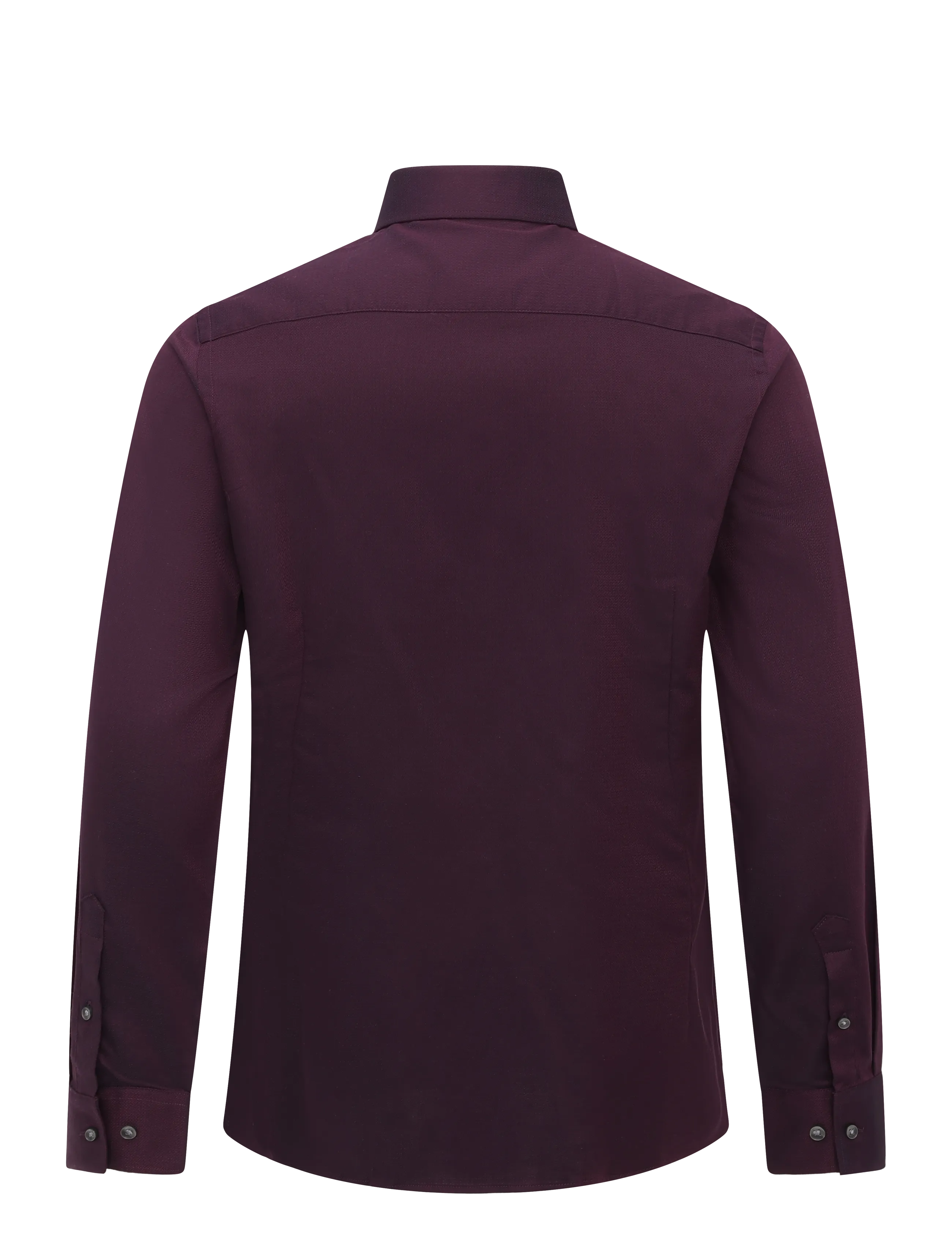 Bruun & Stengade - BS Hvang Slim Fit Shirt - ametlikud särgid - bordeaux - 2