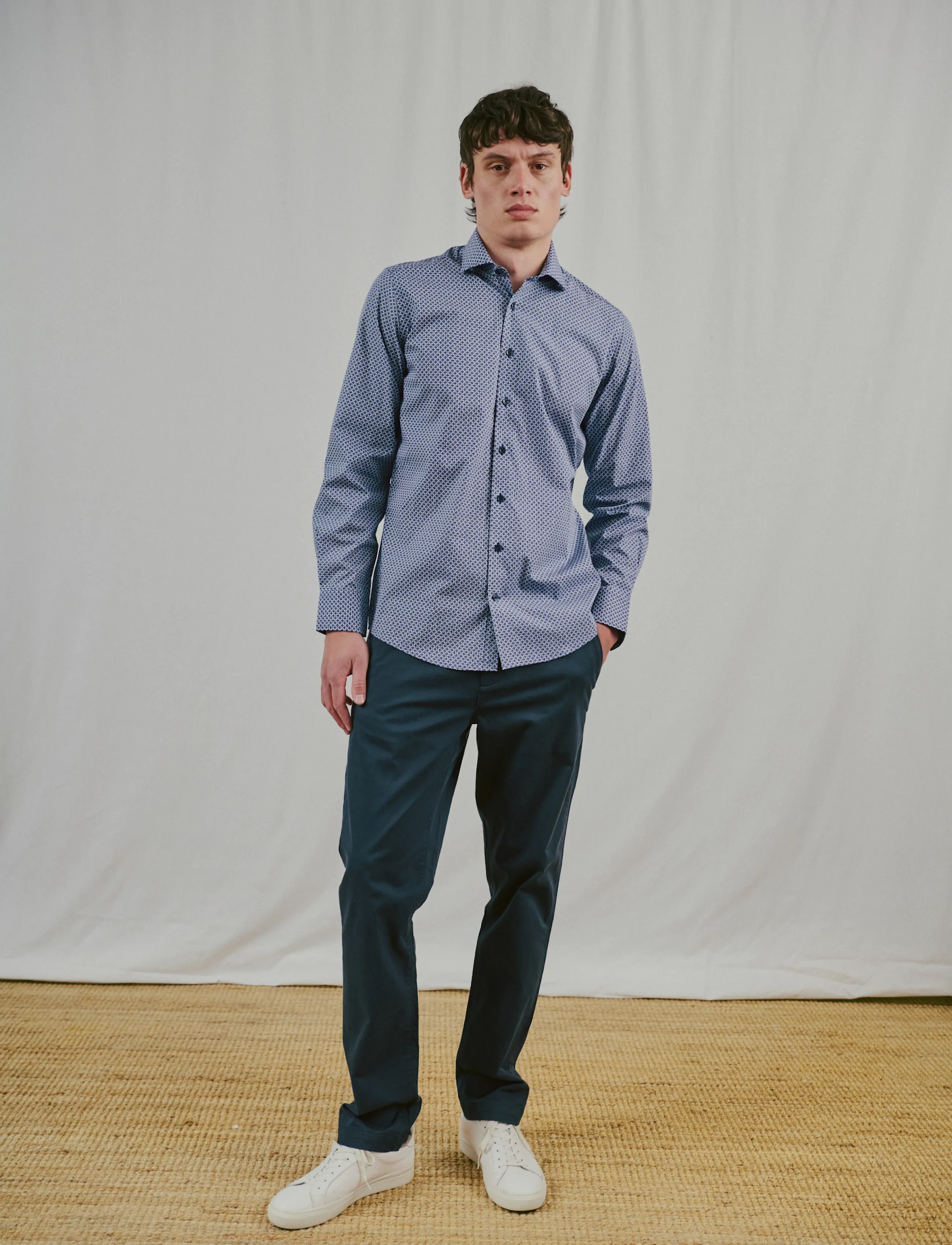 Bruun & Stengade - BS Follett Slim Fit Shirt - navy - 4