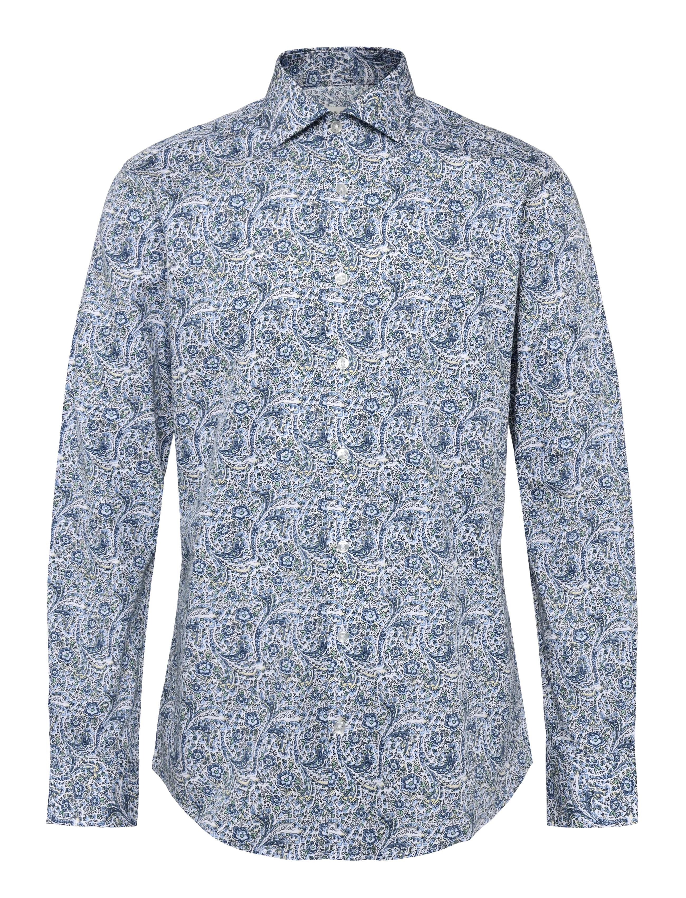 Bruun & Stengade - BS Uthaug Slim Fit Shirt - mustriga särgid - navy - 1
