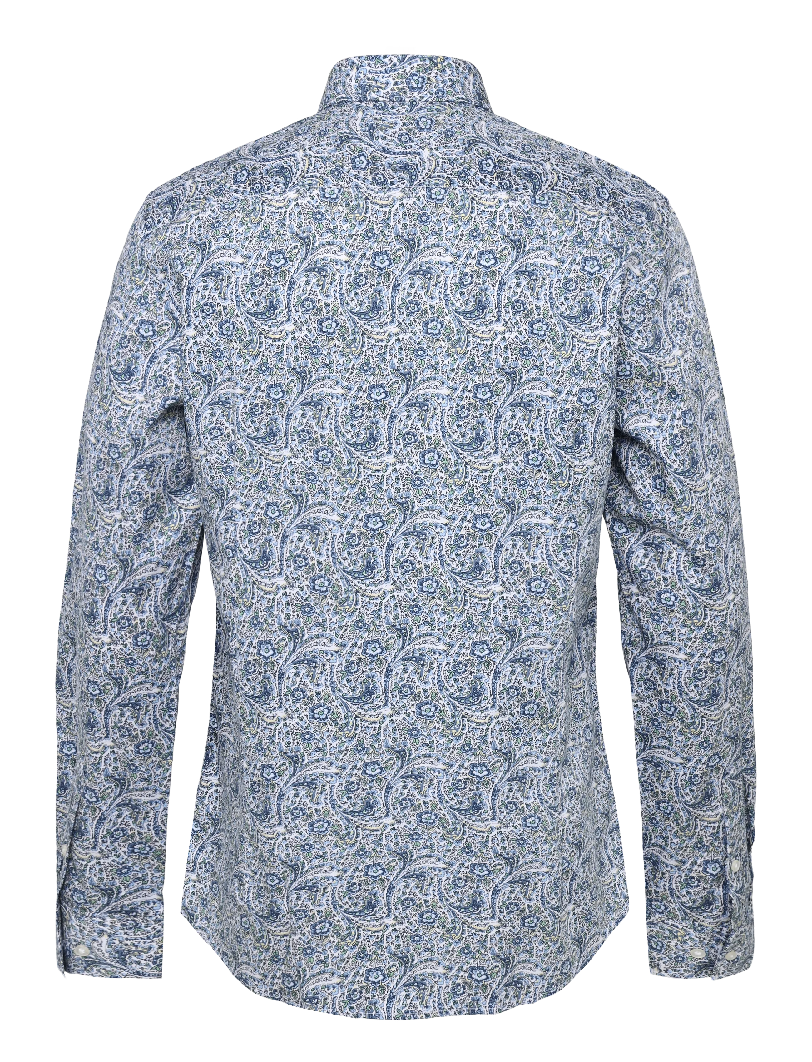 Bruun & Stengade - BS Uthaug Slim Fit Shirt - mustriga särgid - navy - 2