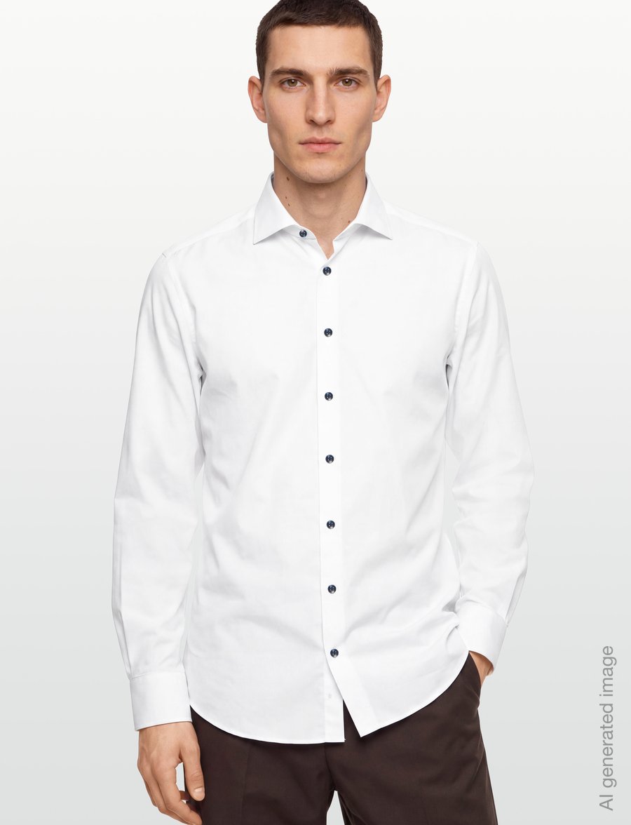 Bruun & Stengade - BS Maori Slim Fit Shirt - formelle hemden - white - 3