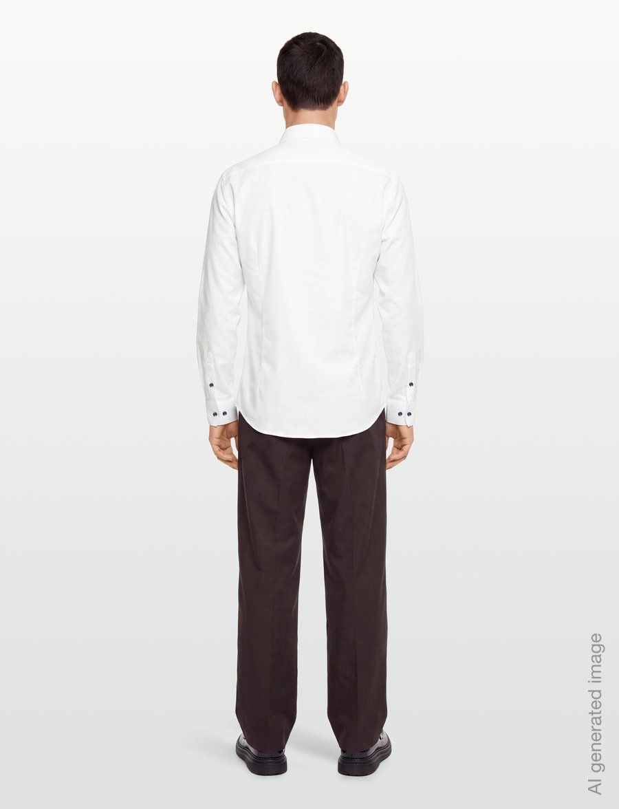 Bruun & Stengade - BS Maori Slim Fit Shirt - formelle hemden - white - 4