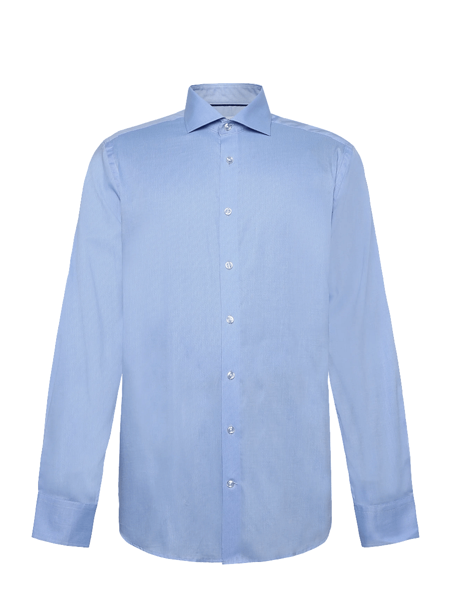 Bruun & Stengade - BS Prehn Slim Fit Shirt - kostymskjortor - light blue - 0