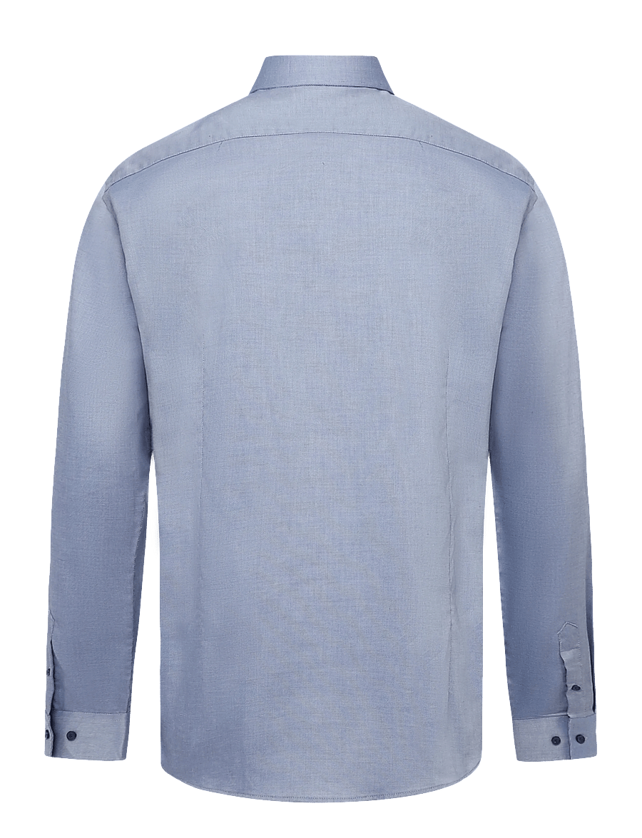 Bruun & Stengade - BS Fupz Slim Fit Shirt - kostymskjortor - navy - 2