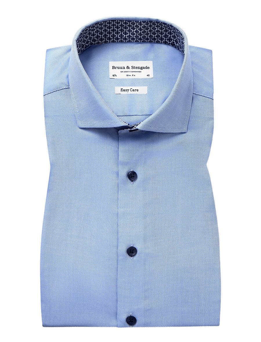 Bruun & Stengade - BS Murakami Slim Fit Shirt - formelle hemden - light blue - 0