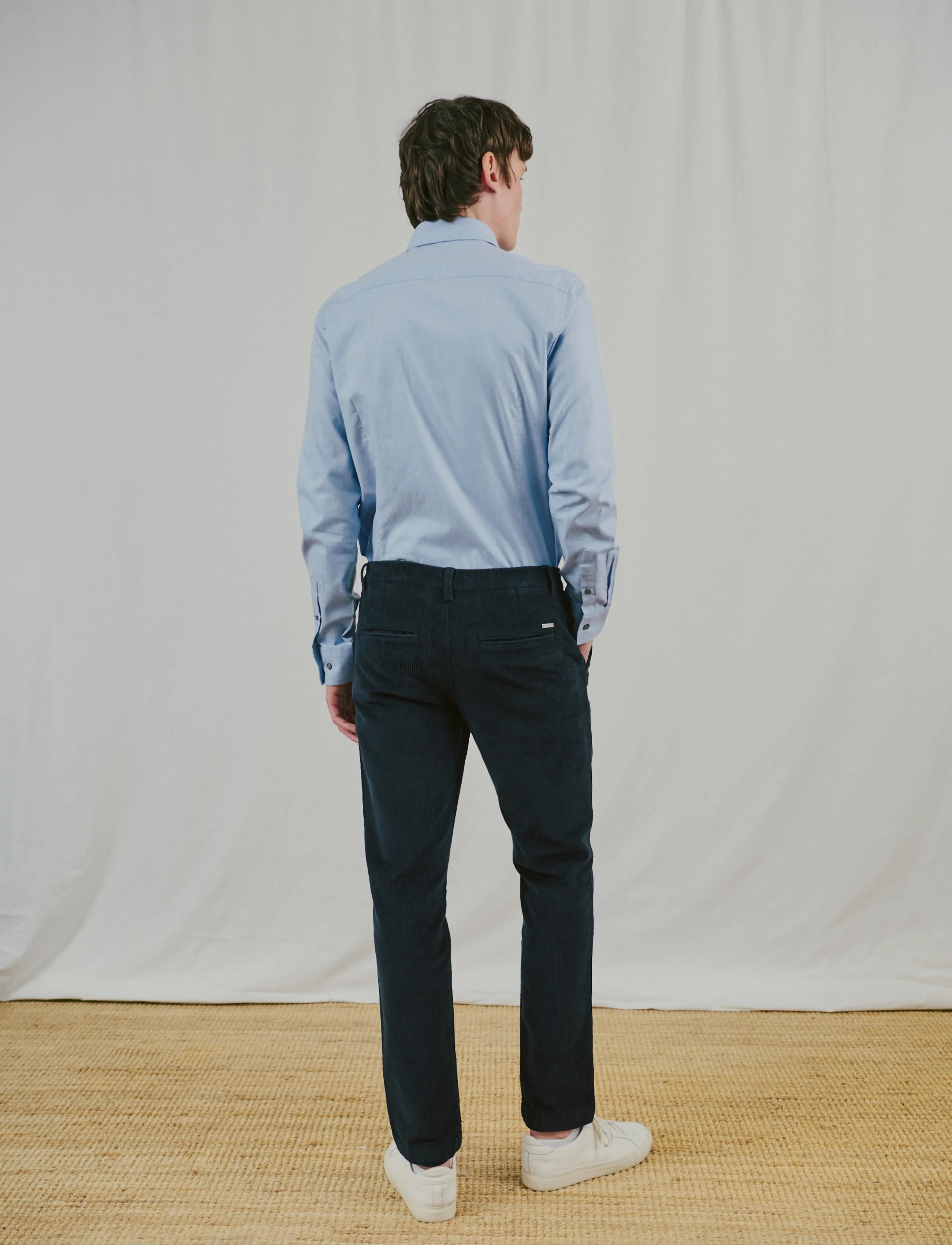 Bruun & Stengade BS Samsoe Slim Fit Shirt - Hemden - LIGHT BLUE / blue
