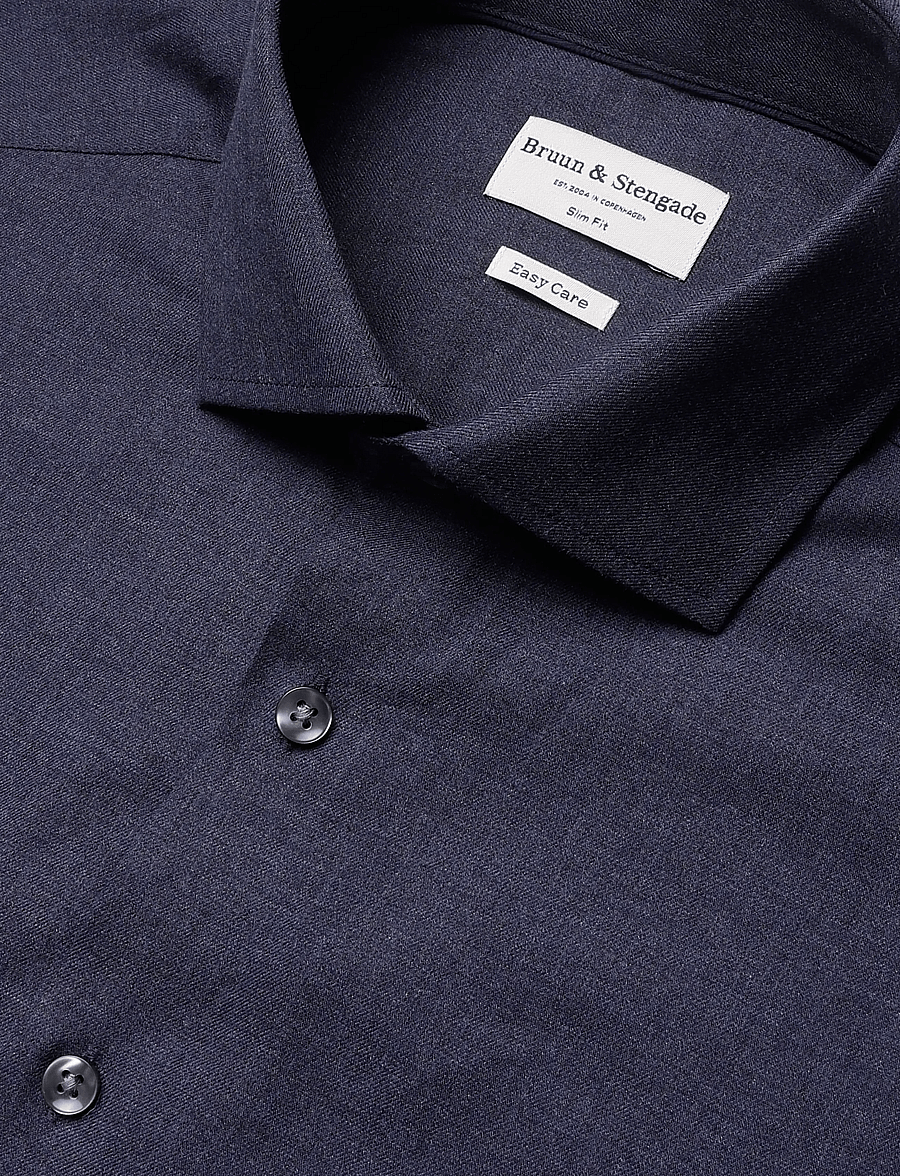 Bruun & Stengade - BS Kinney Slim Fit Shirt - formelle hemden - navy - 2