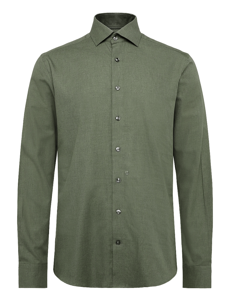 Bruun & Stengade - BS Lindgren Slim Fit Shirt - formelle hemden - green - 1