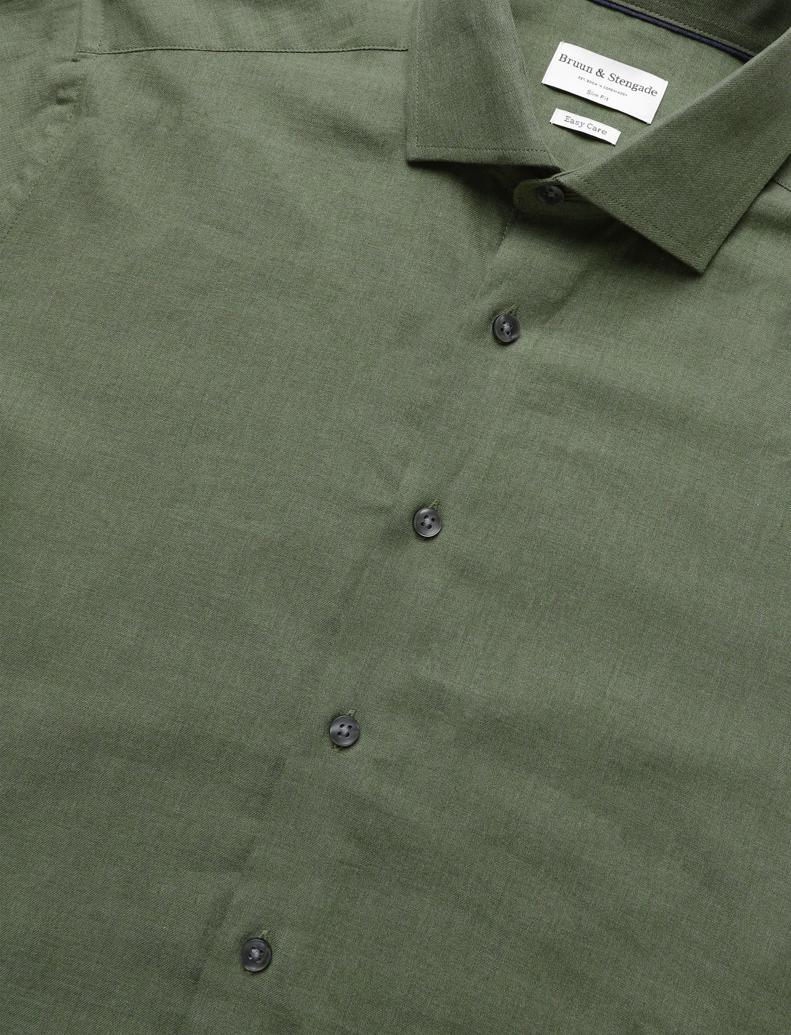 Bruun & Stengade - BS Lindgren Slim Fit Shirt - formelle hemden - green - 5